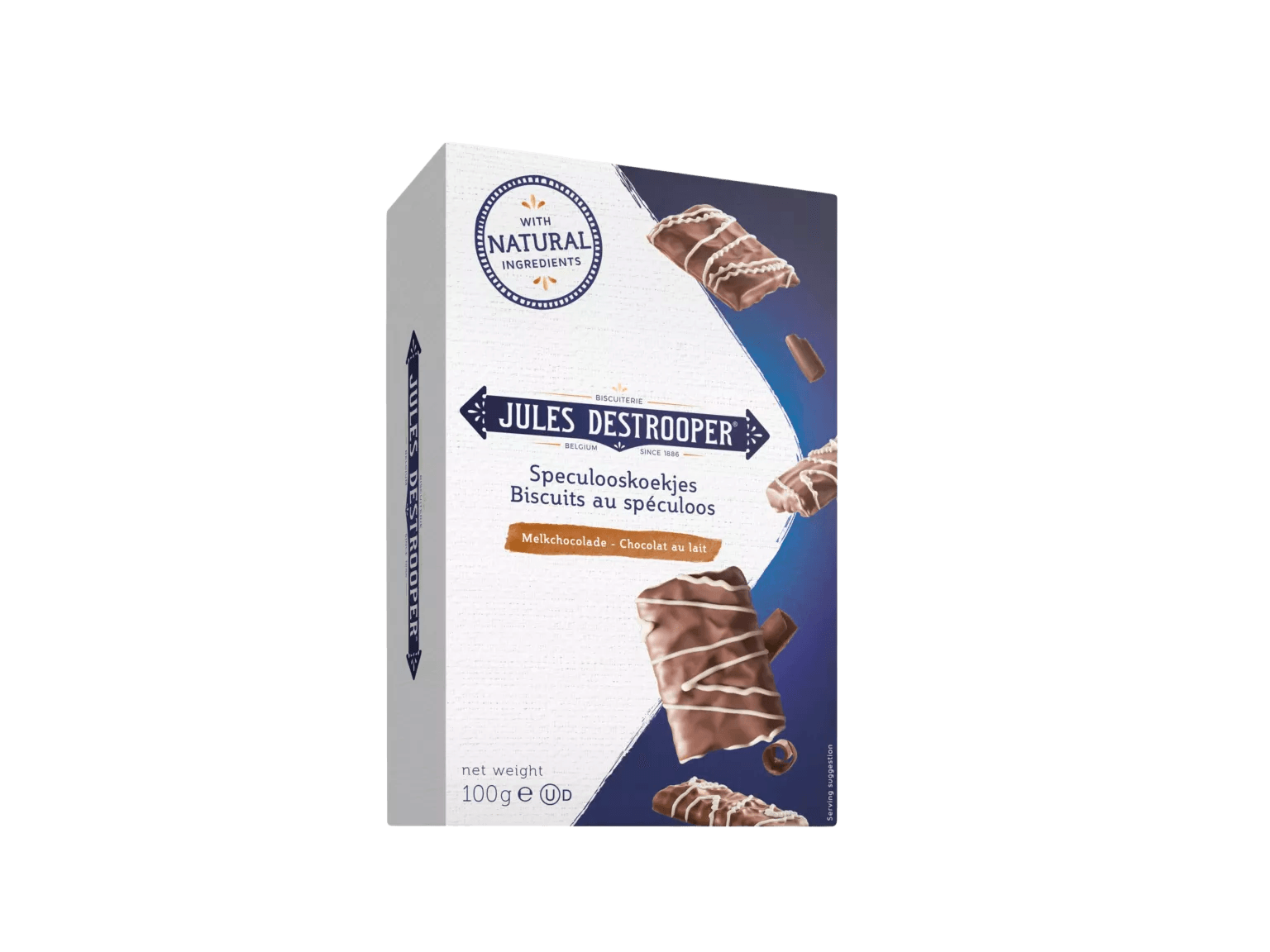 71KA100BEP Speculooskoekjes in melkchocolade