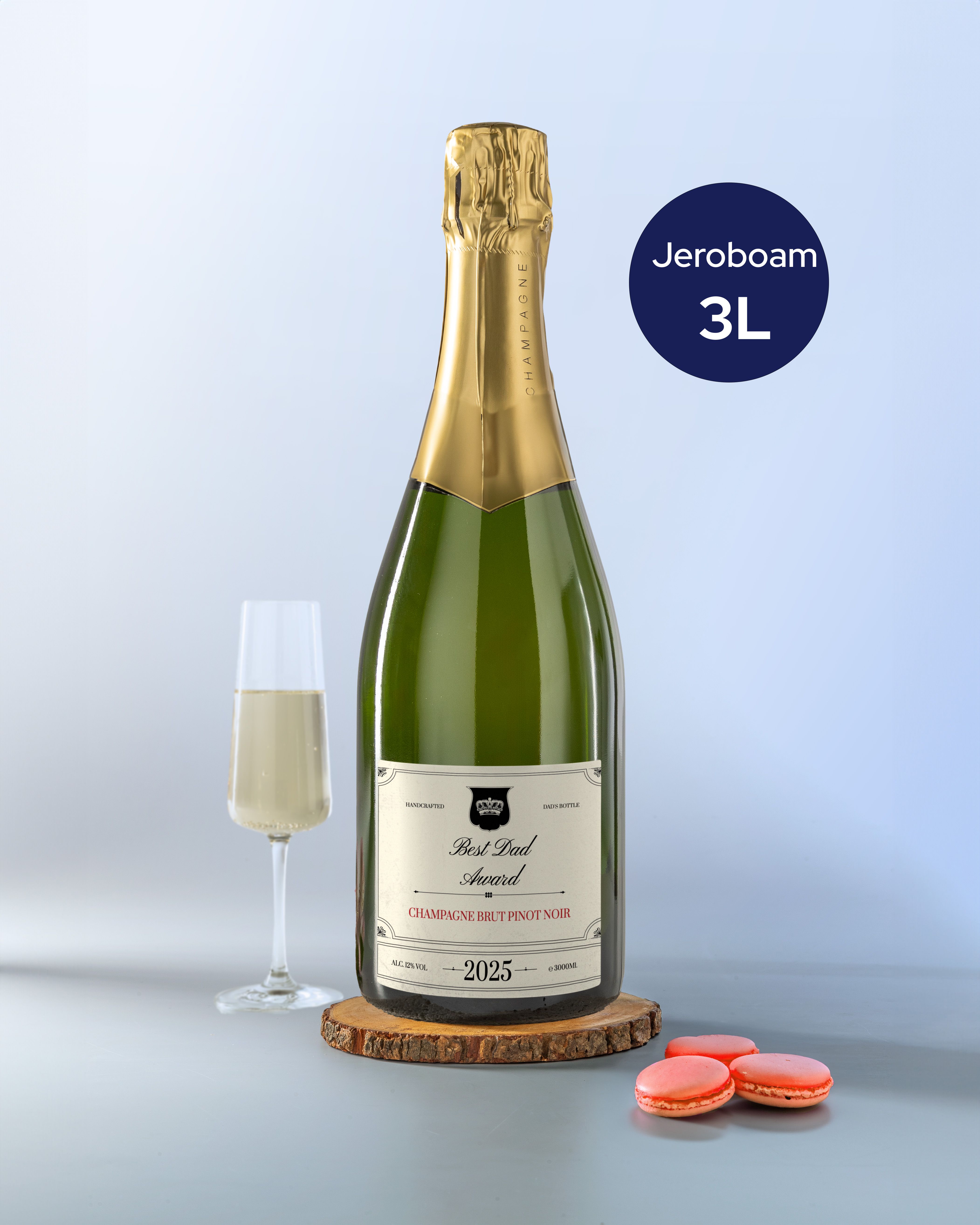 Champagne Jeroboam 3L als Vaderdag Cadeau