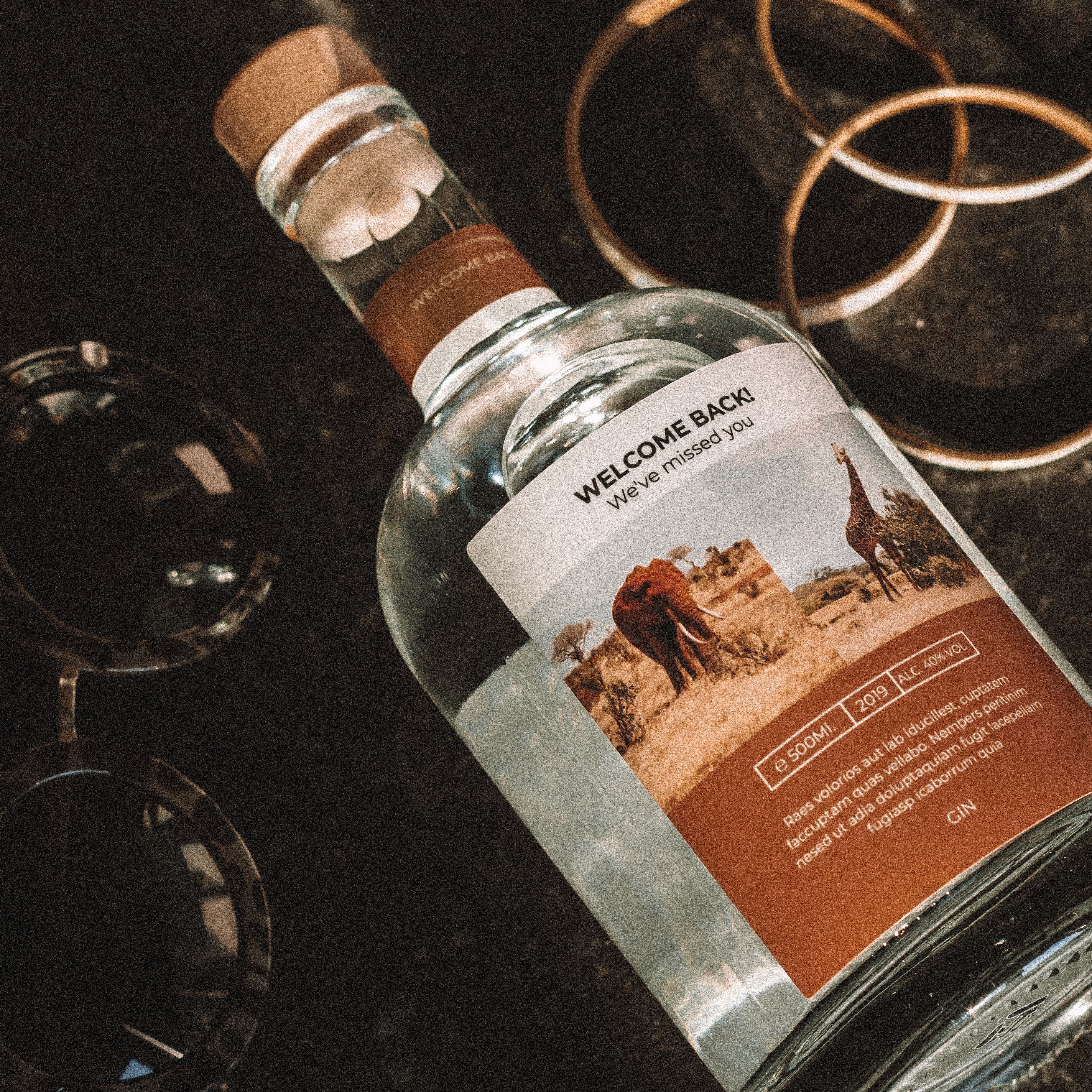Fotocadeau gepersonaliseerde Gin