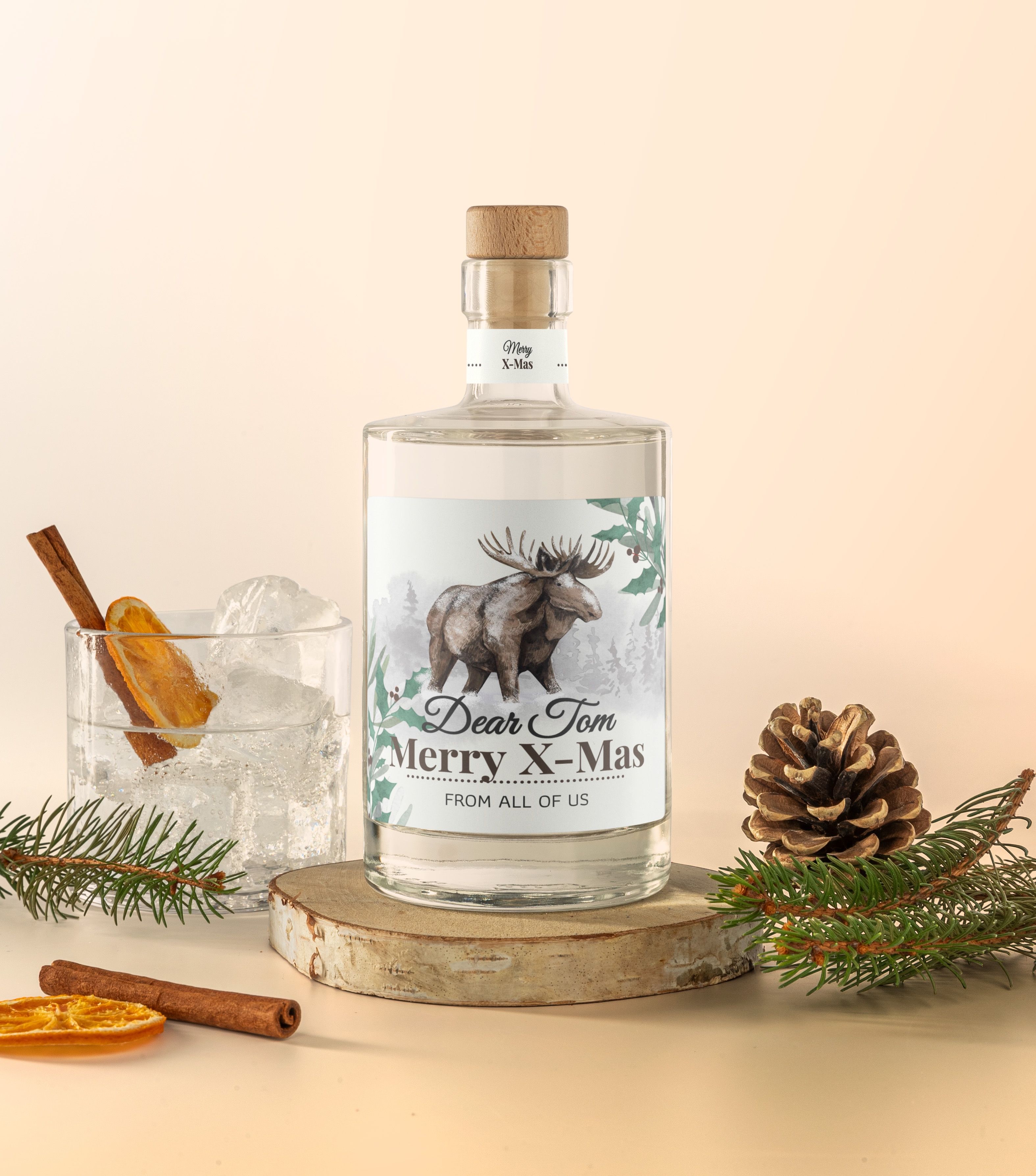 Gepersonaliseerd Gin als Kerstcadeau