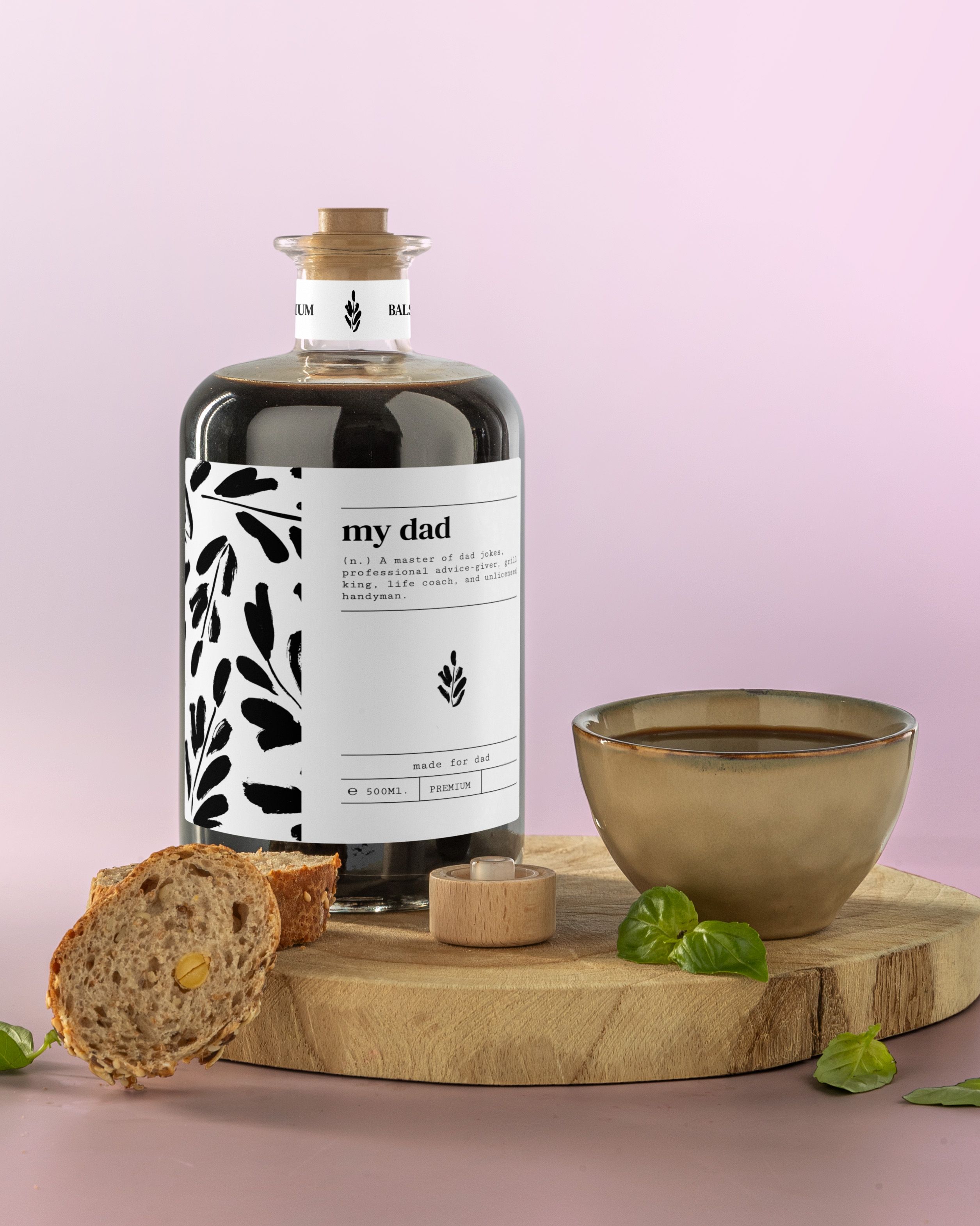 Gepersonaliseerde Balsamico als Vaderdag Cadeau