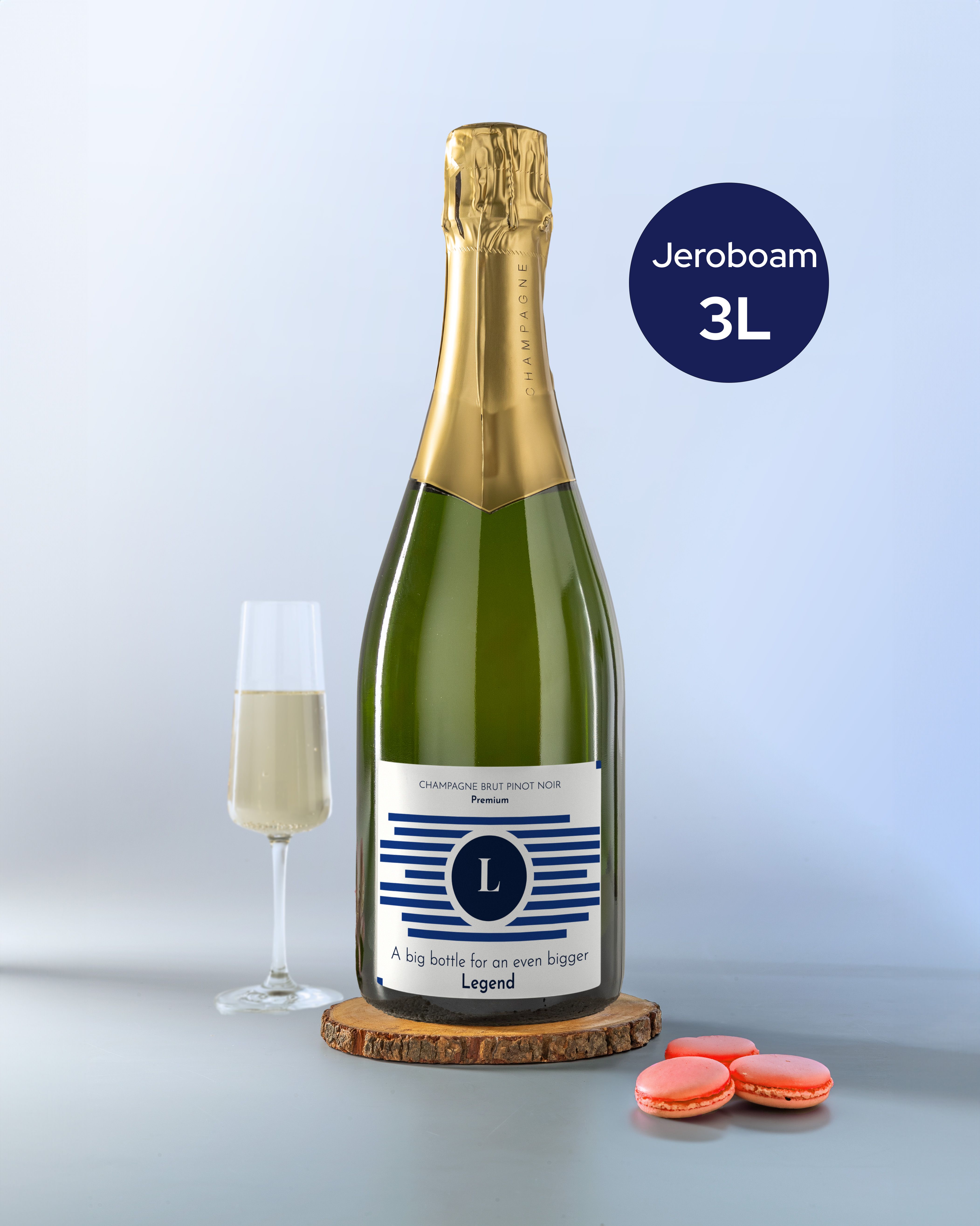 Gepersonaliseerde Champagne Jeroboam 3L als Vaderdag Cadeau (2)