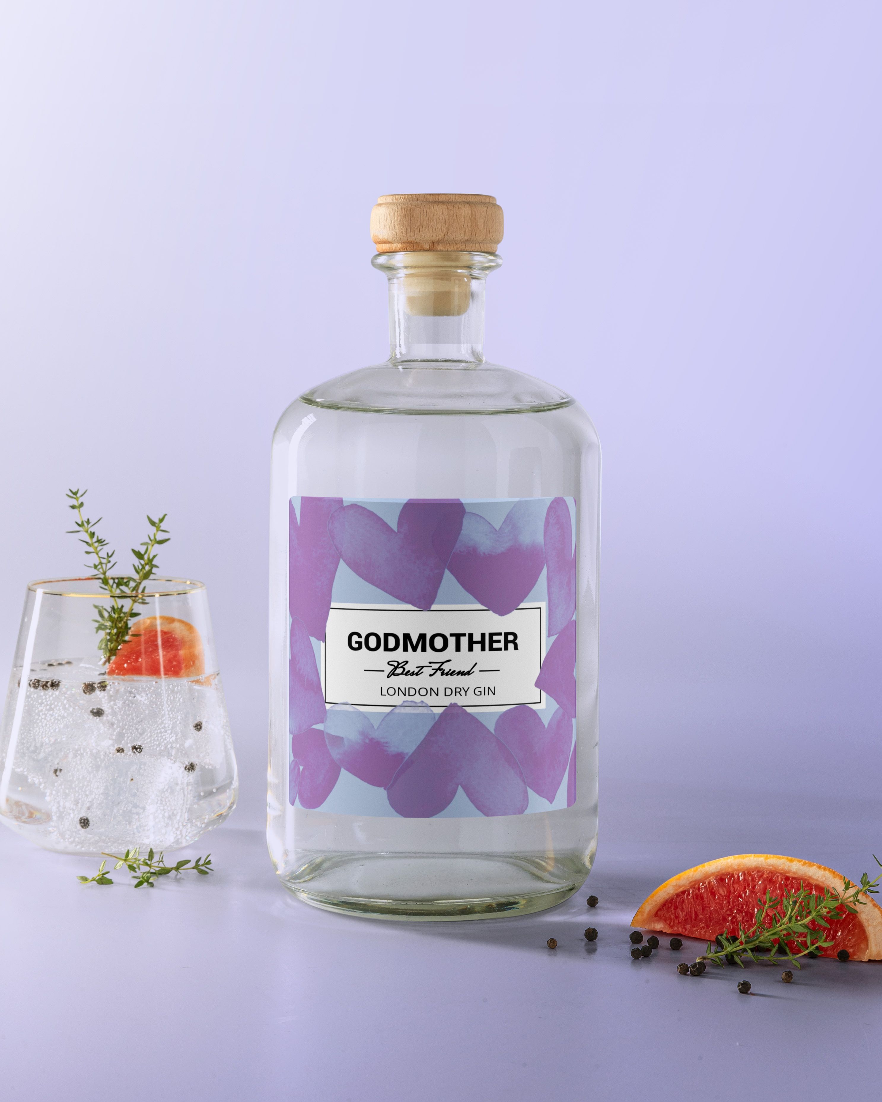 Gepersonaliseerde Gin Magnum als Wil Je Mijn Meter Zijn Cadeau