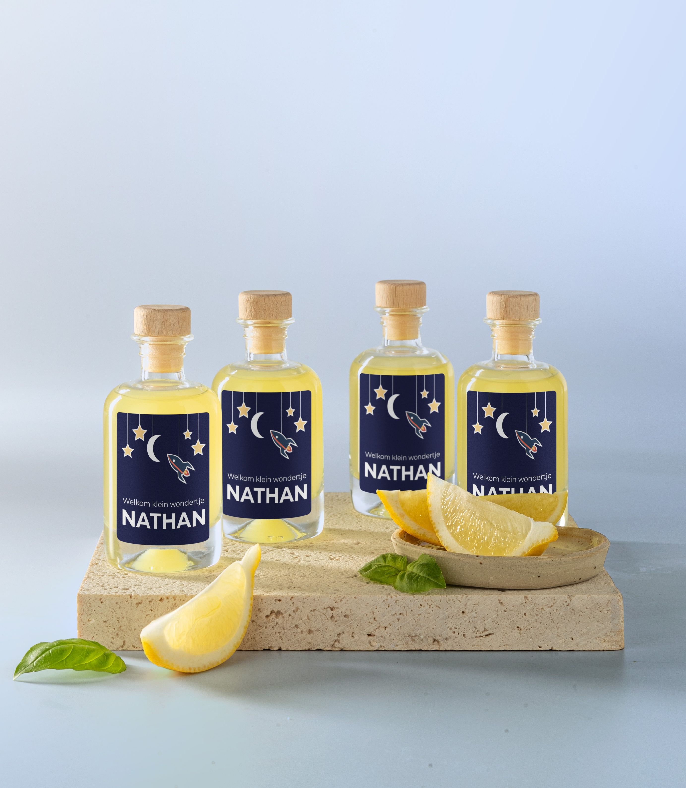 Gepersonaliseerde Mini Flesjes Limoncello