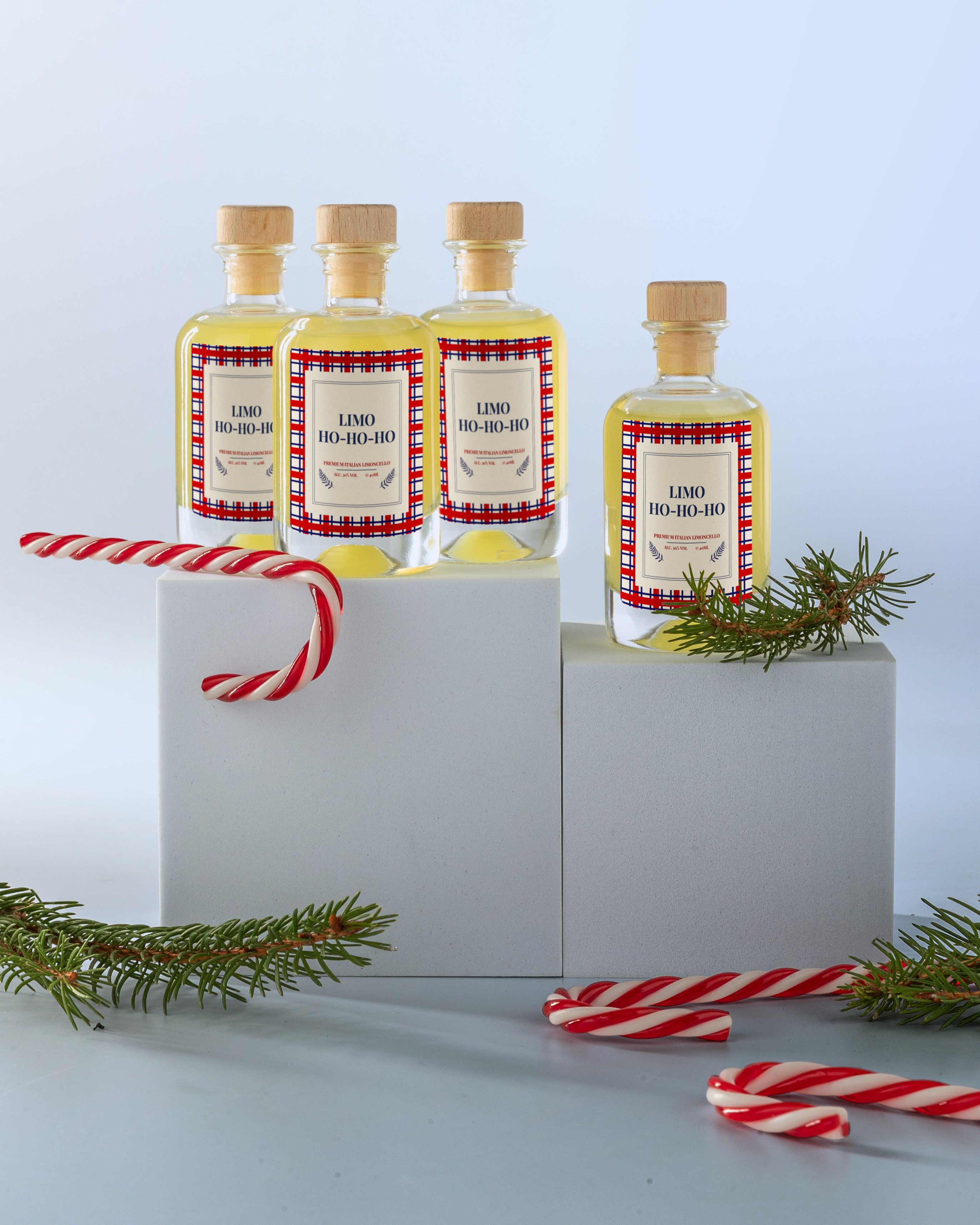 Gepersonaliseerde Mini Limoncello als Kerstcadeau