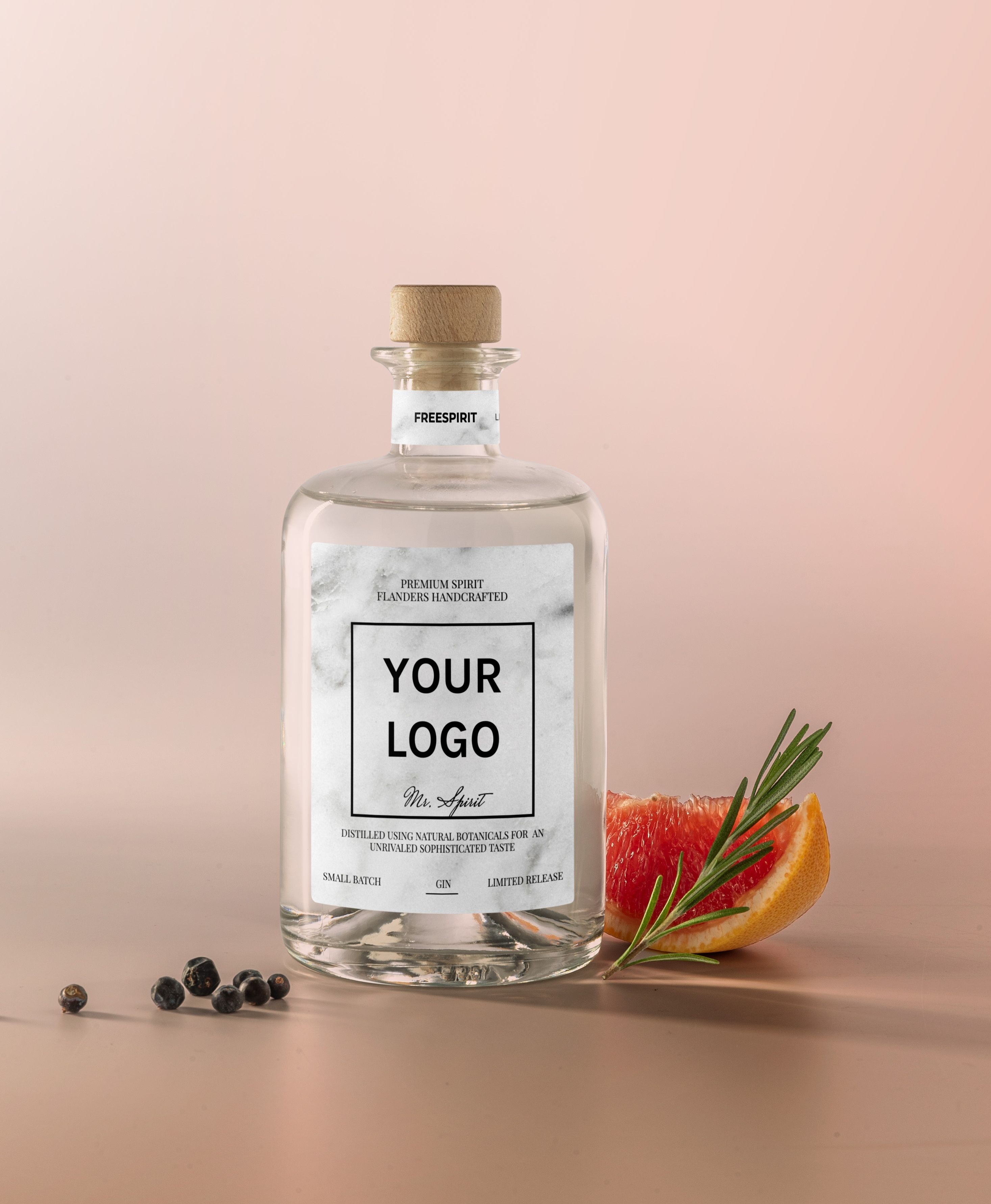 Gepersonaliseerde NA Gin als relatiegeschenk