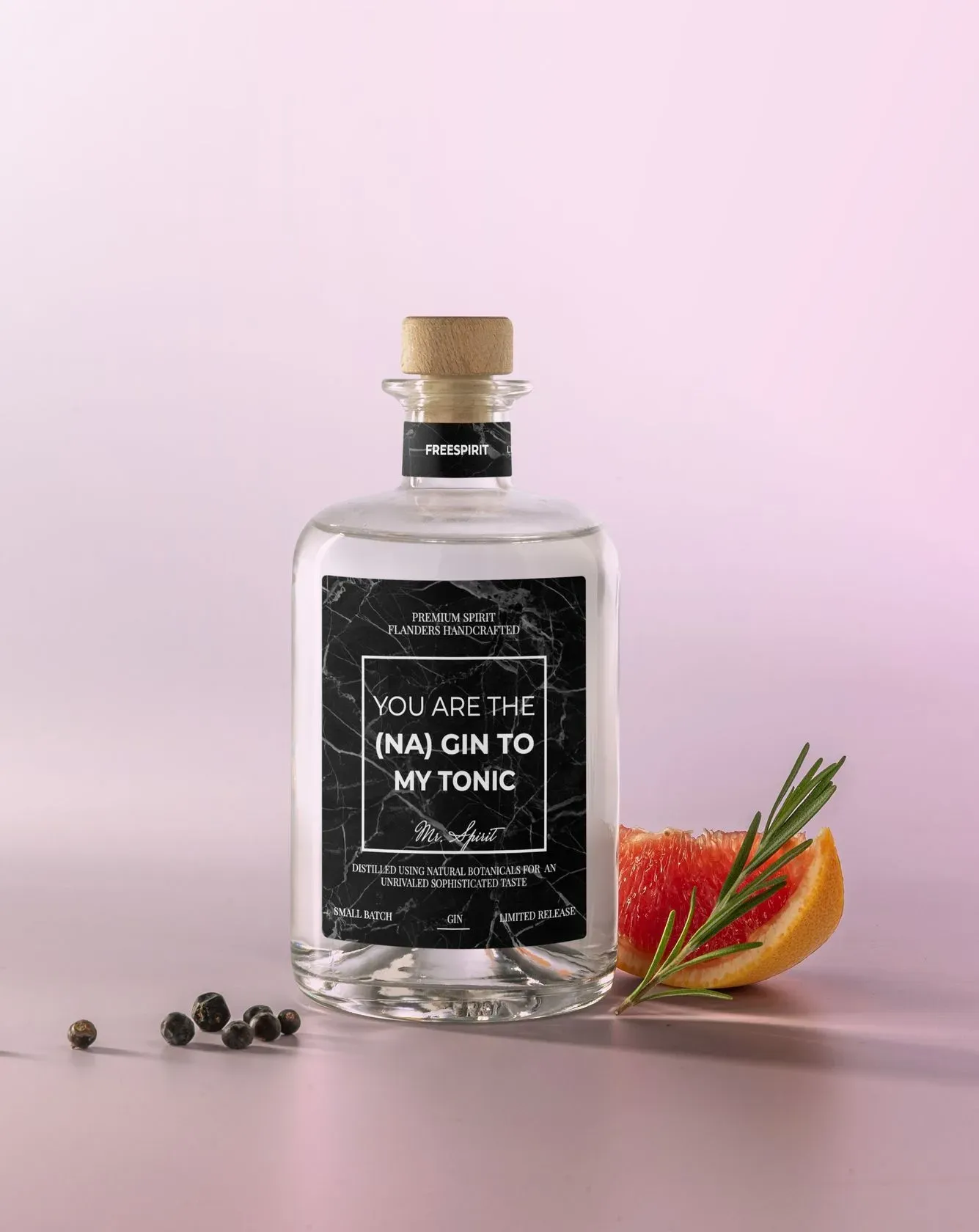 Gepersonaliseerde NA Gin voor valentijn
