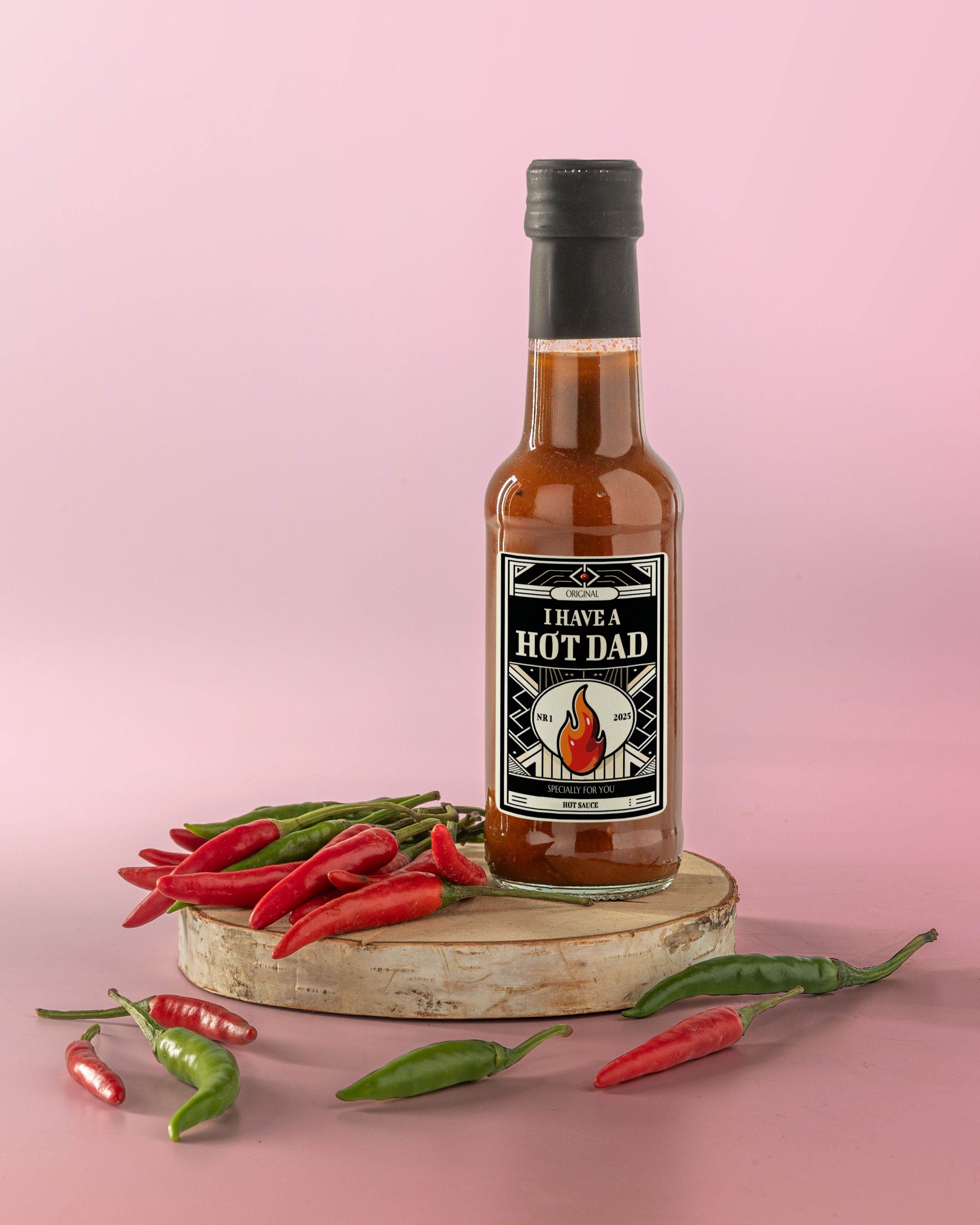 Gepersonaliseerde Pikante Saus als Vaderdag Cadeau