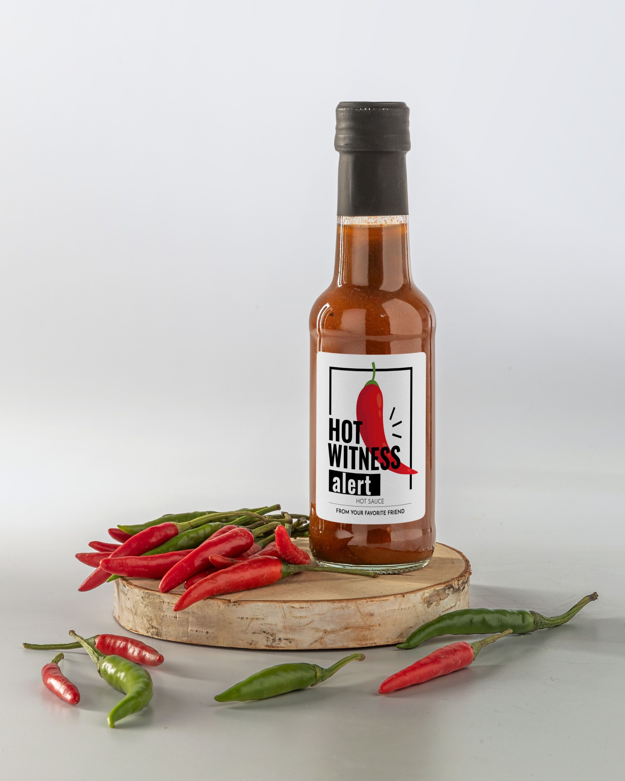 Gepersonaliseerde Pikante Saus als Wil Je Mijn Getuige Zijn Cadeau