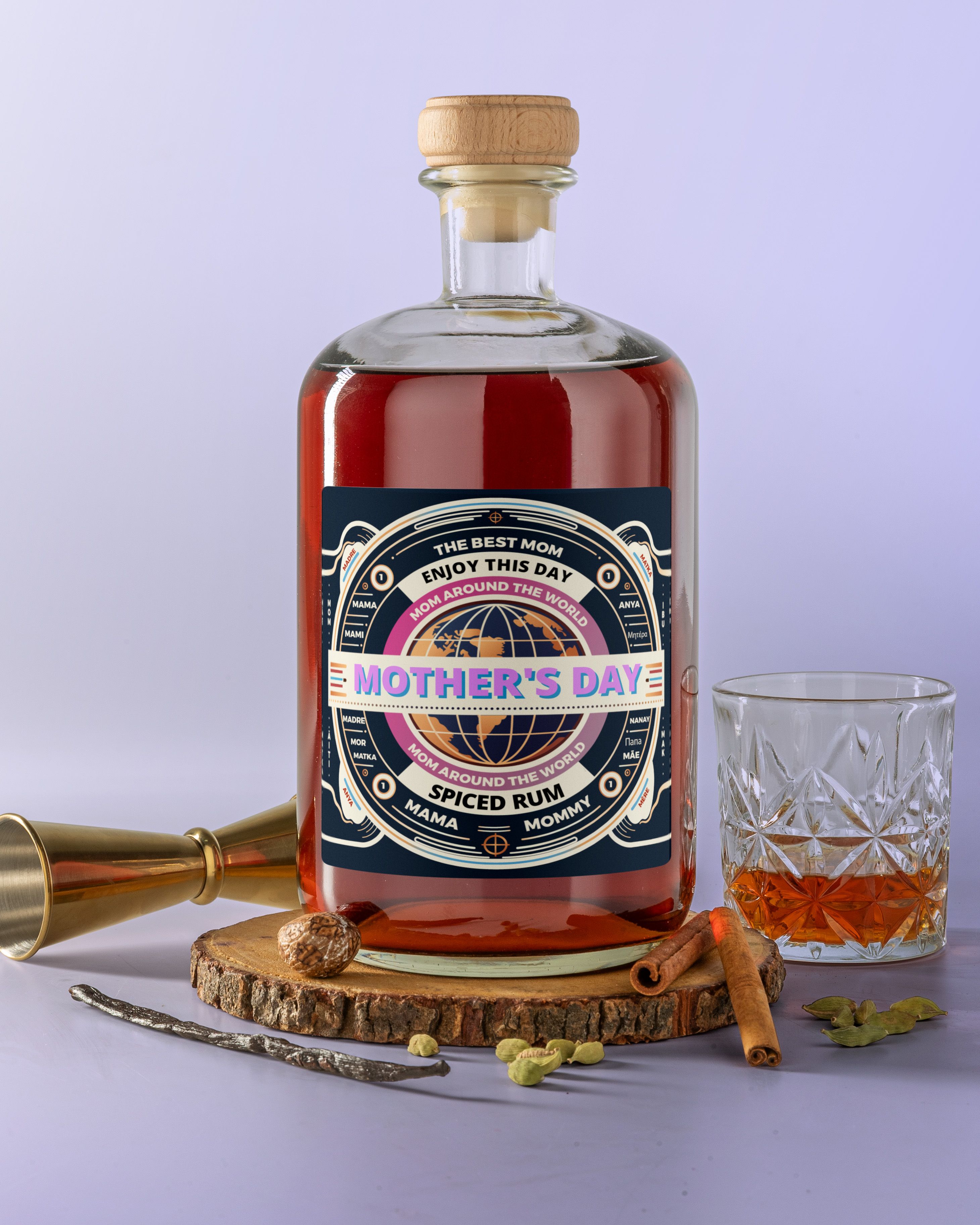 Gepersonaliseerde Rum Magnum als Moederdag Cadeau