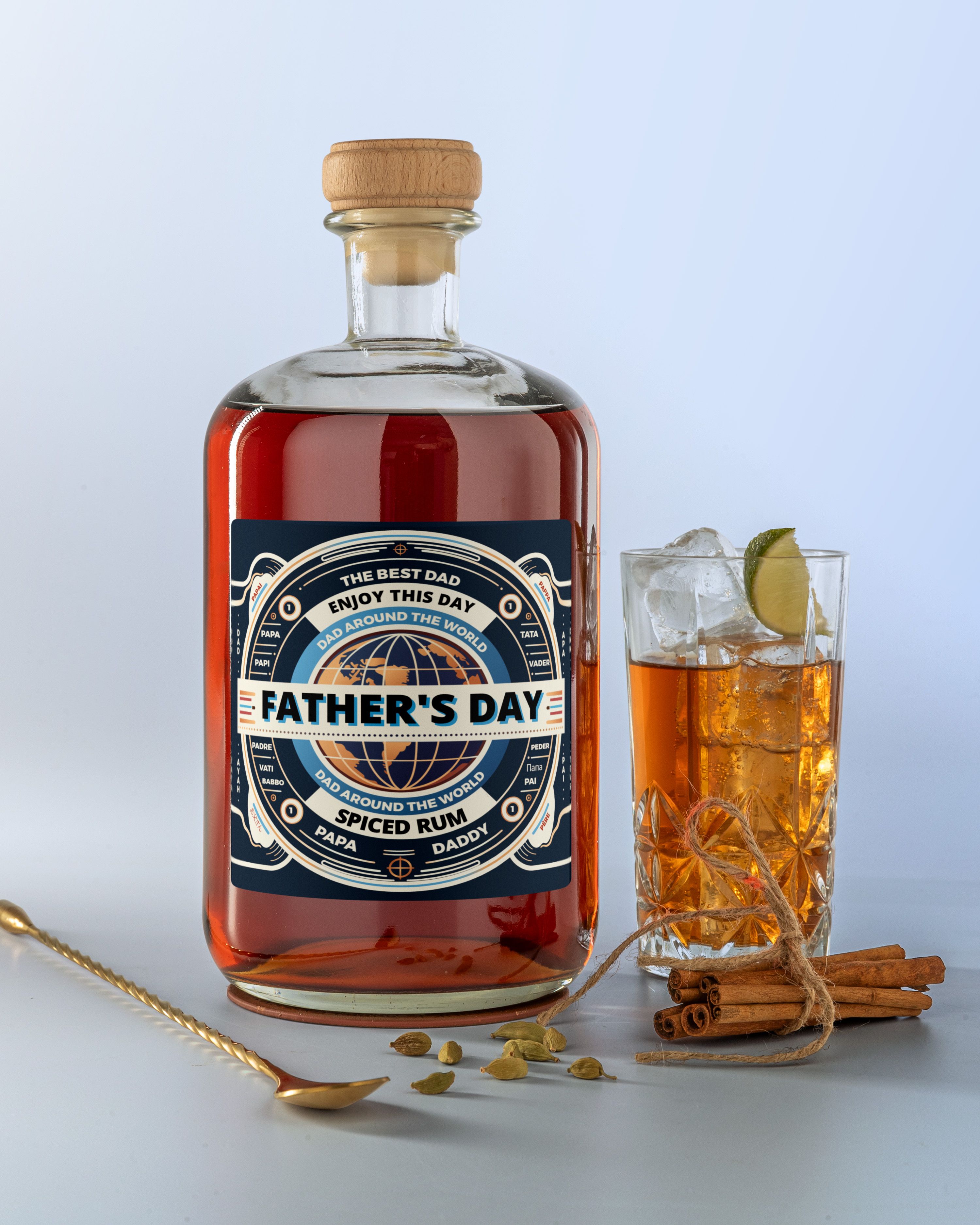 Gepersonaliseerde Rum Magnum als Vaderdag Cadeau