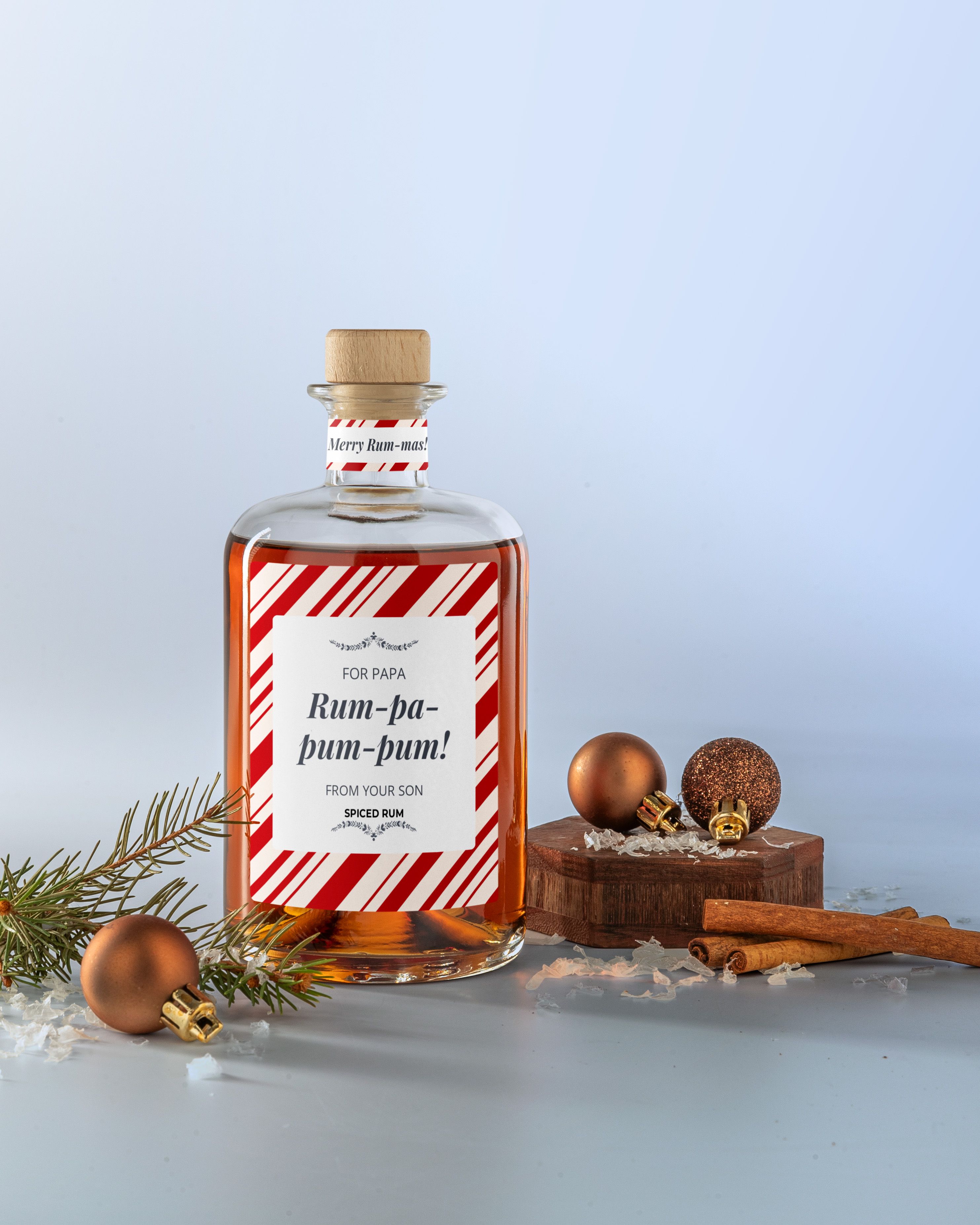 Gepersonaliseerde Rum als Kerstcadeau