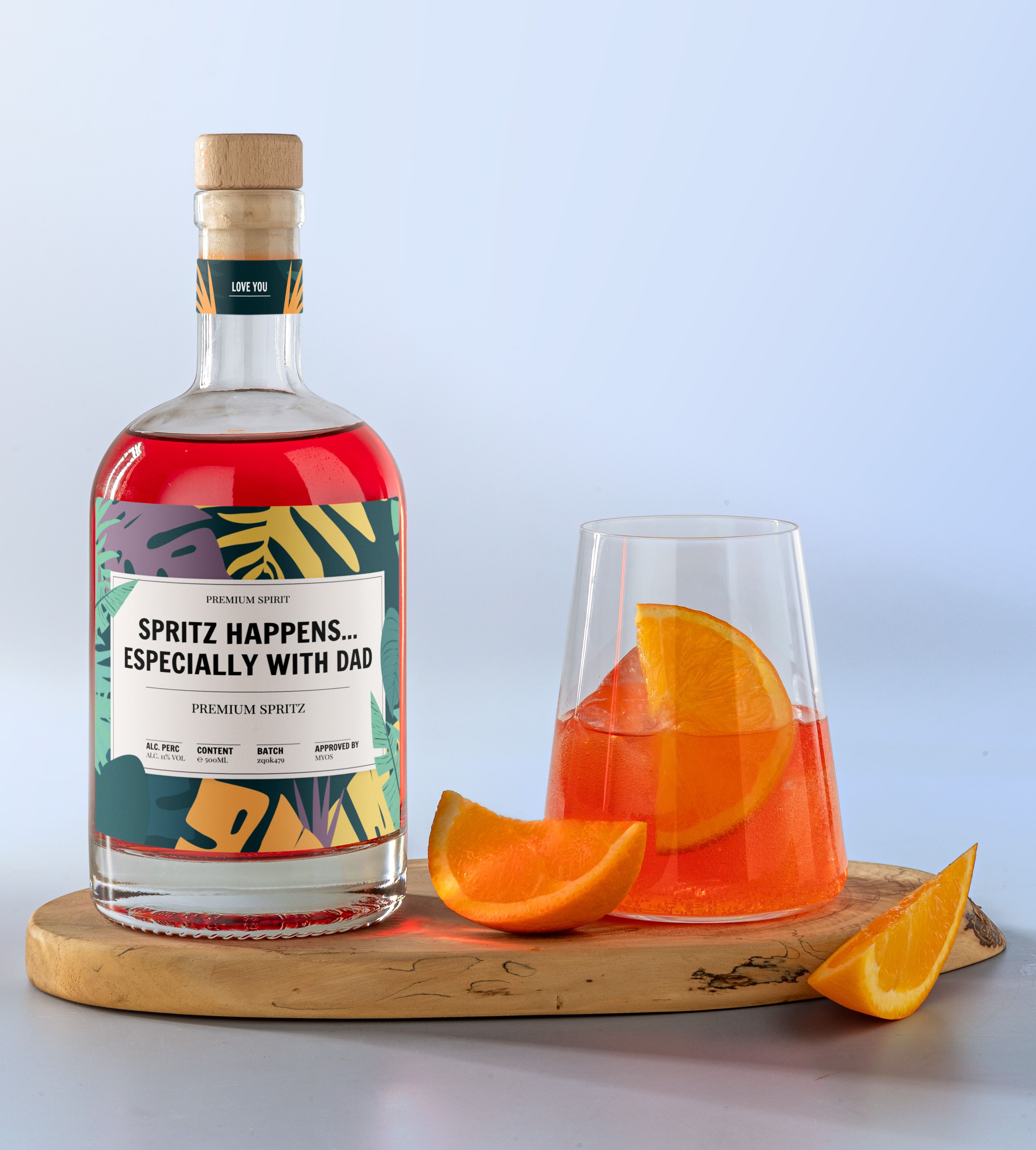 Gepersonaliseerde Spritz als Vaderdag Cadeau