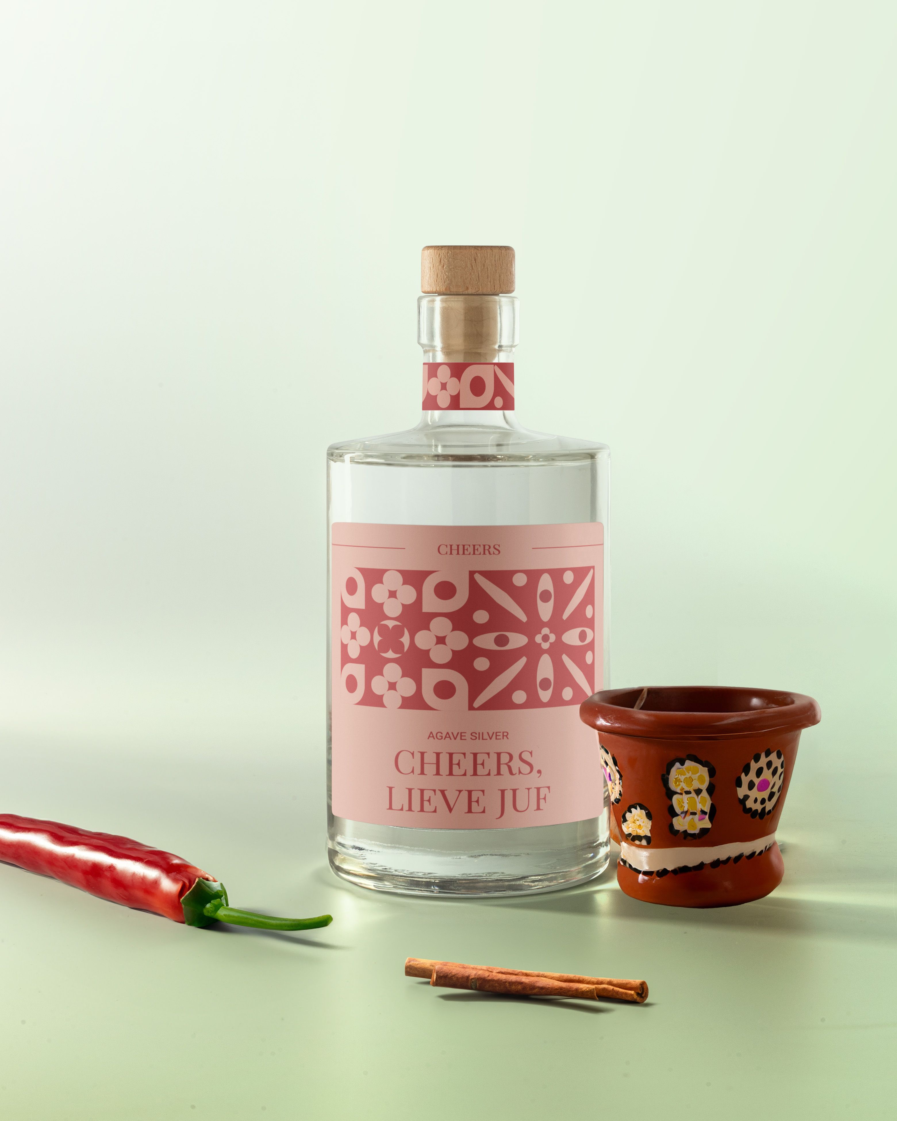 Gepersonaliseerde Tequila als Juf Bedankje