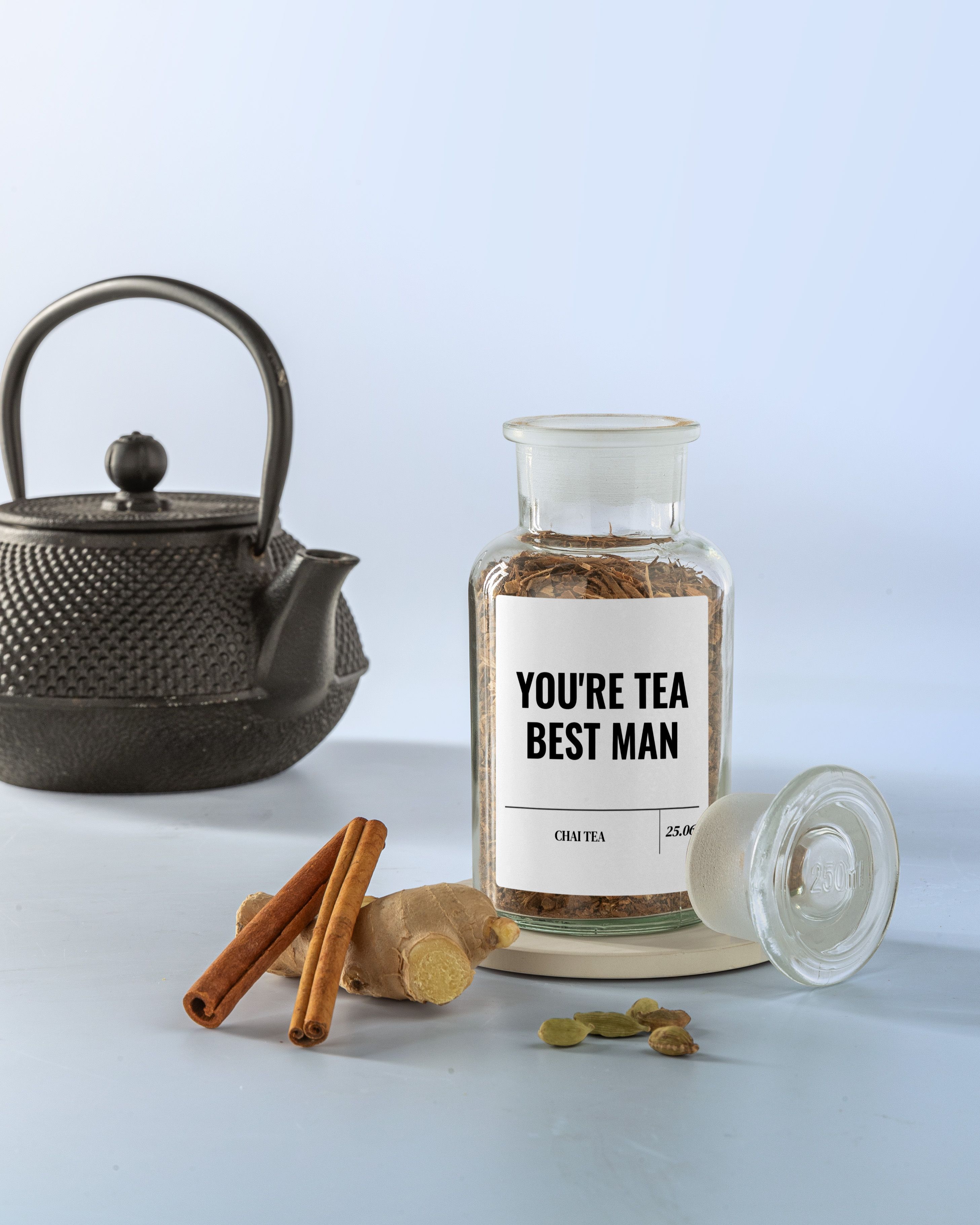 Gepersonaliseerde Thee als Wil Je Mijn Getuige Zijn Cadeau