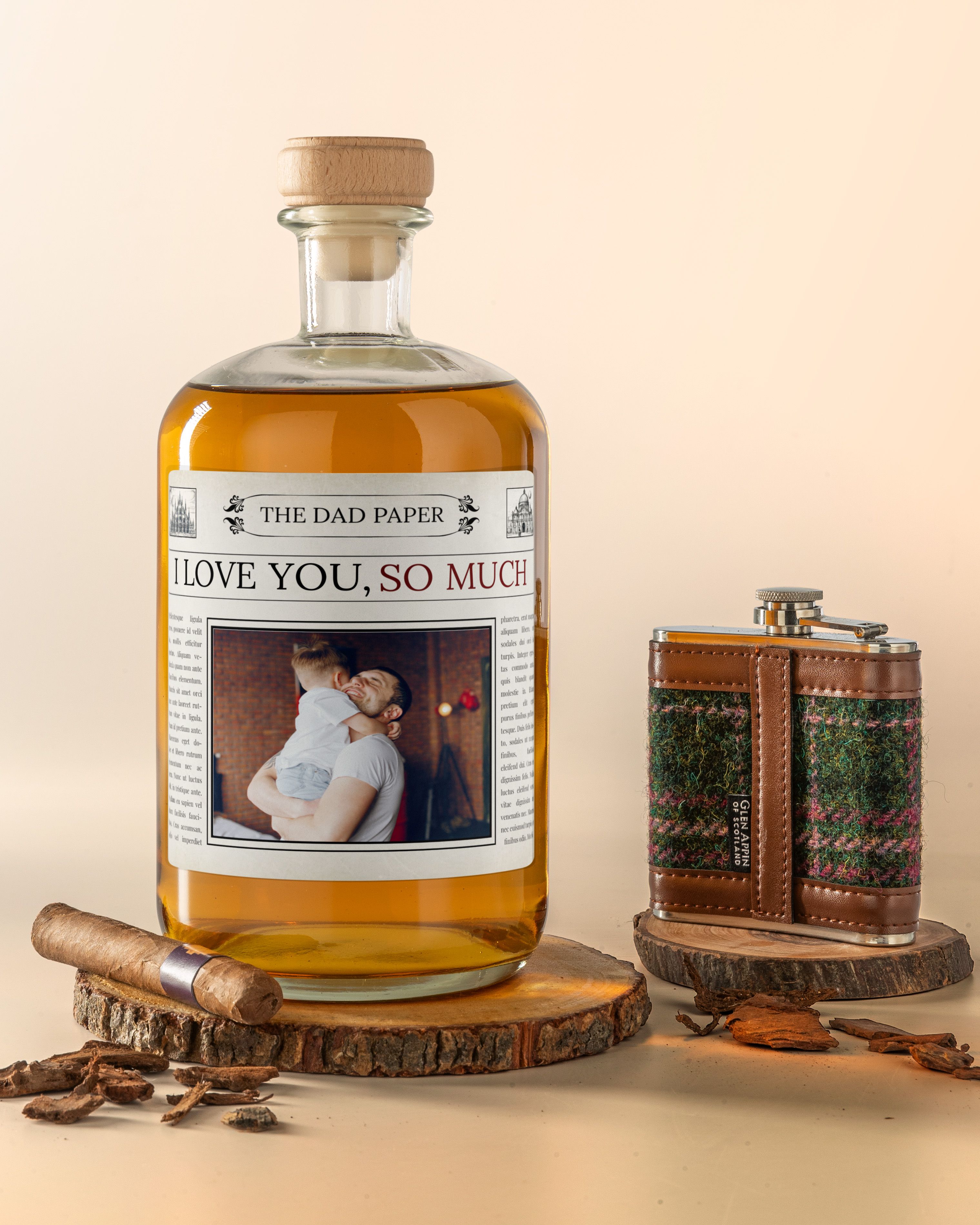 Gepersonaliseerde Whisky Magnum als Vaderdag Cadeau