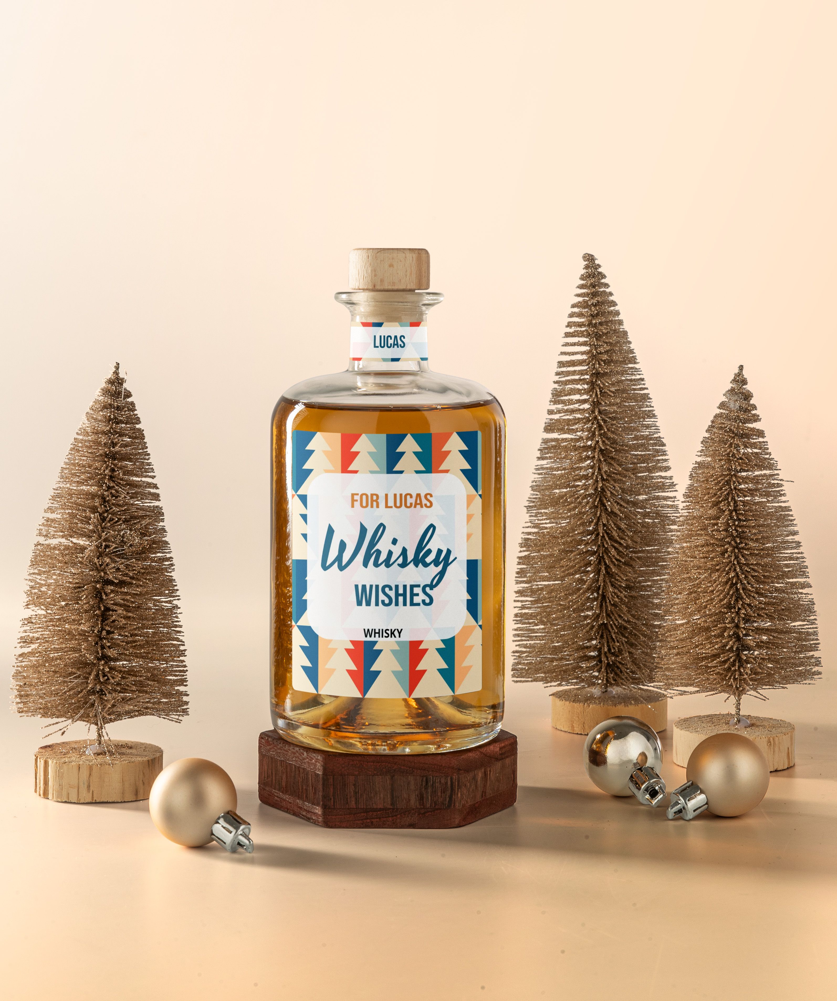 Gepersonaliseerde Whisky als Kerstcadeau