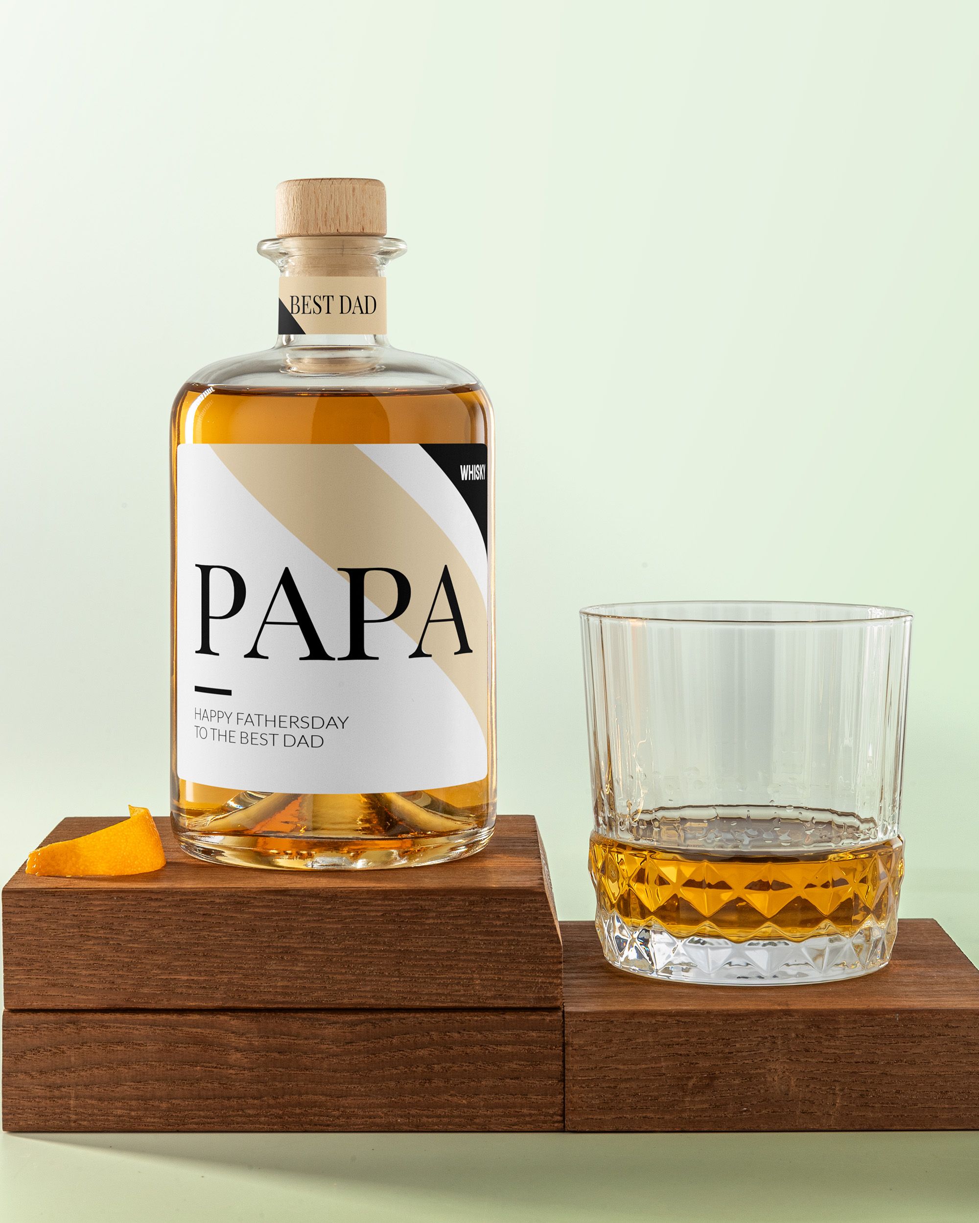 Gepersonaliseerde Whisky als vaderdagcadeau