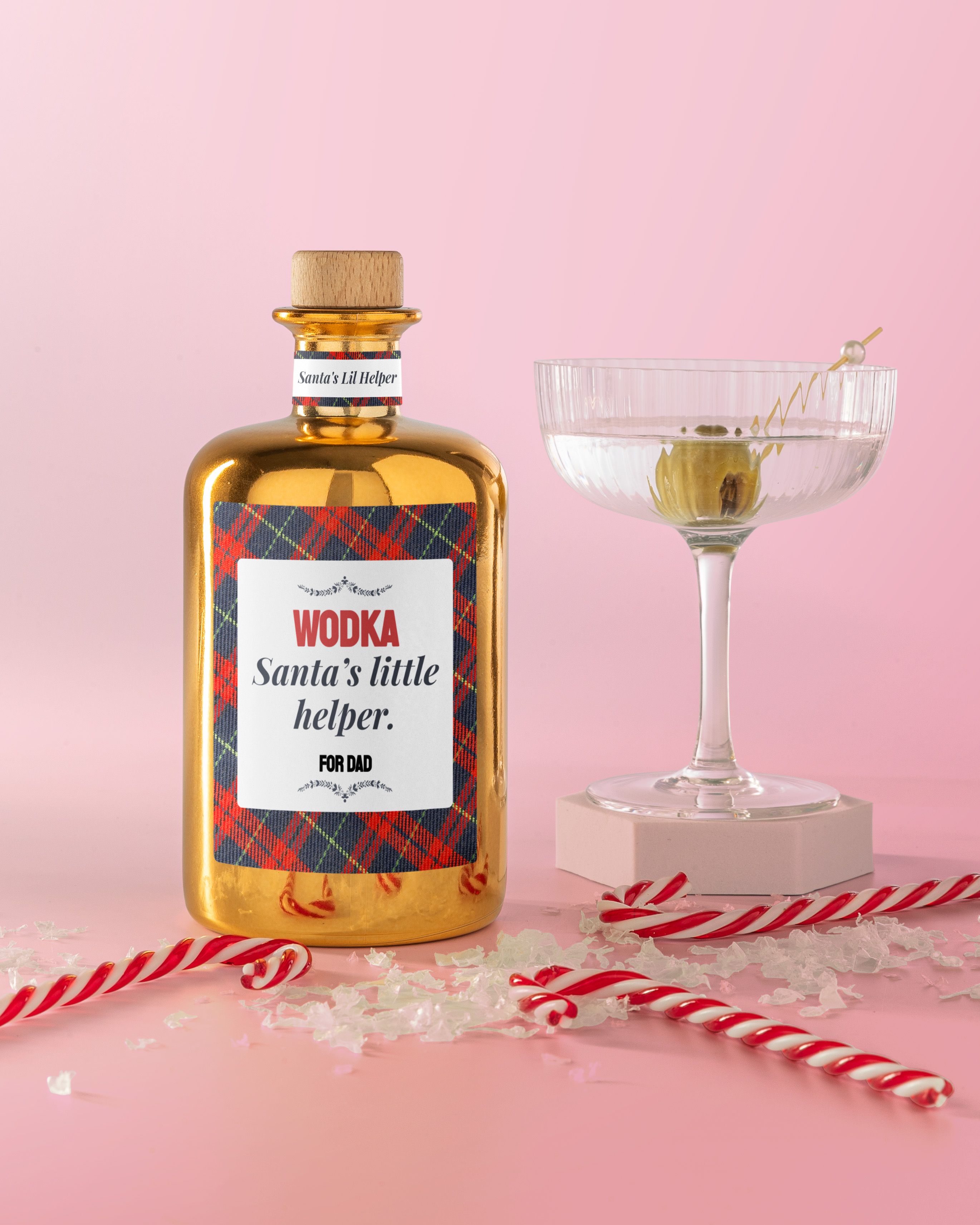 Gepersonaliseerde Wodka als Kerstcadeau