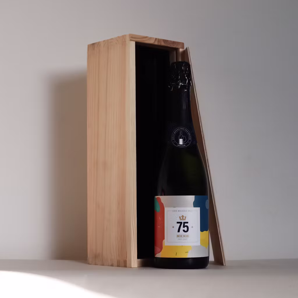 Houten kist cava champ 1