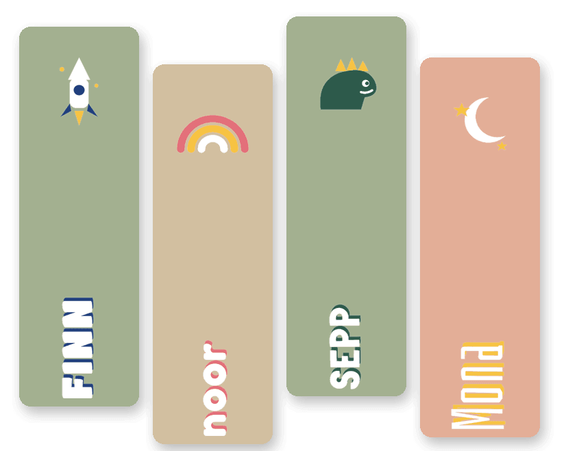 Overzicht van kindvriendelijke labeldesigns