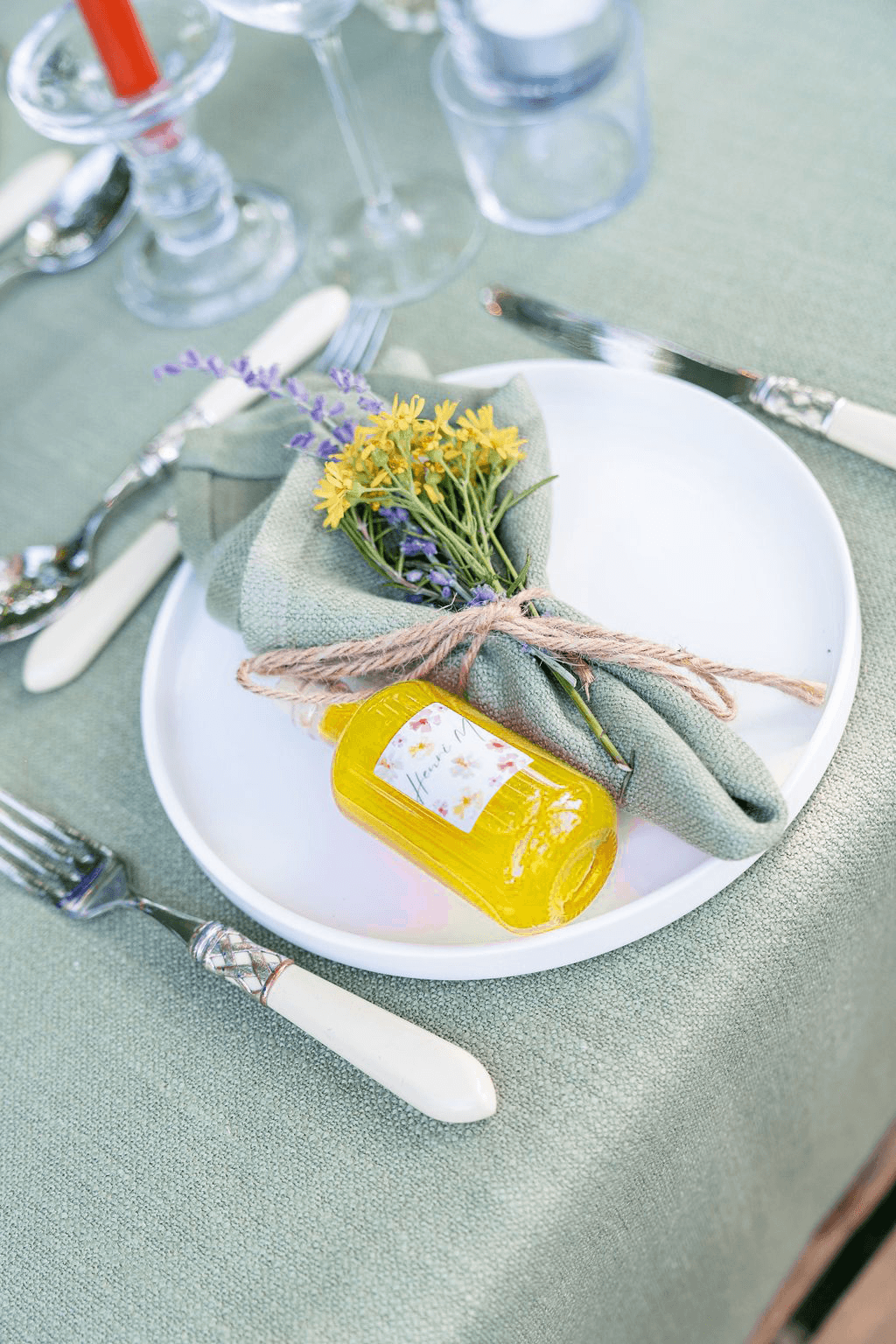 Mini Flesje Limoncello Naamkaartje