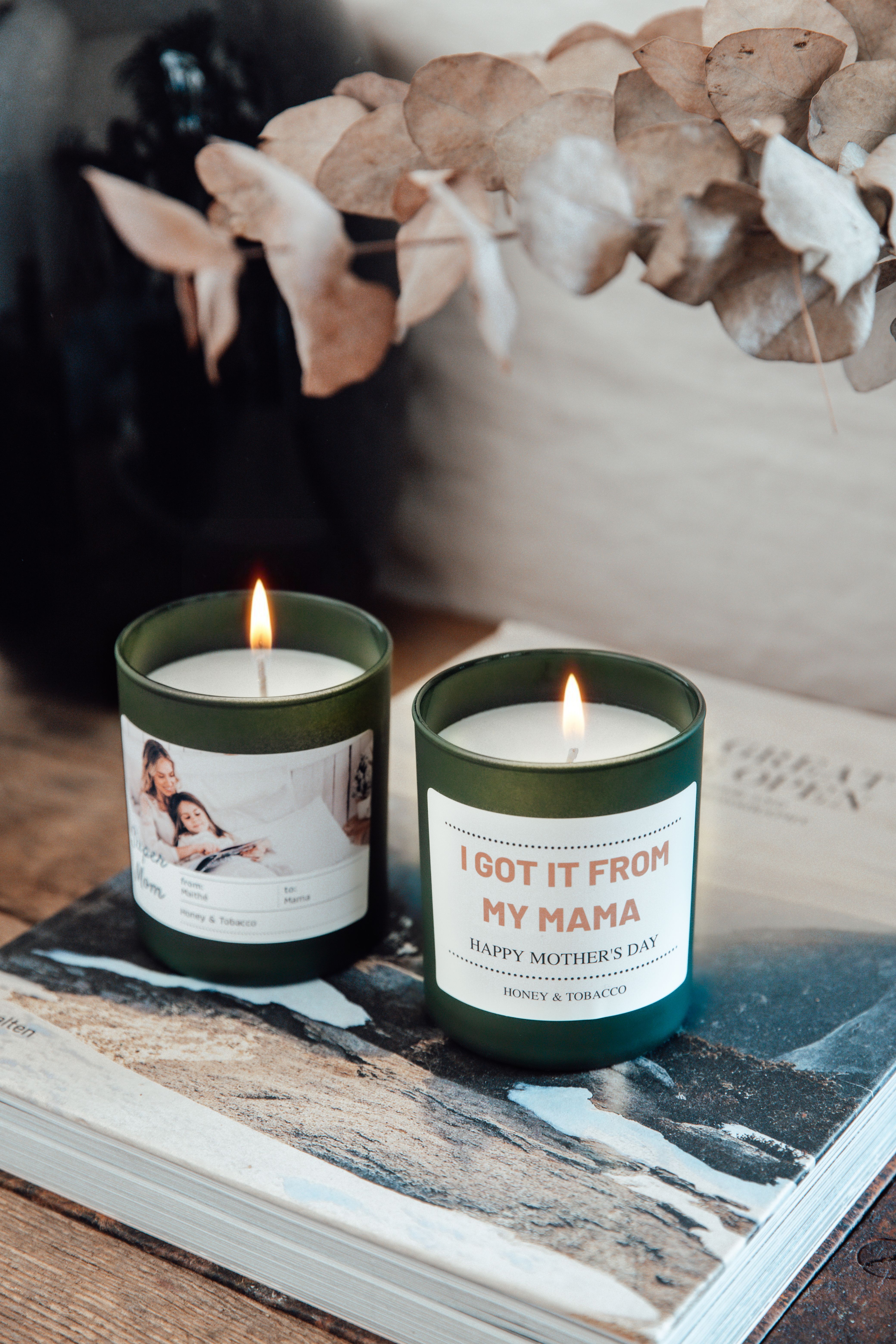 Mother's day candle