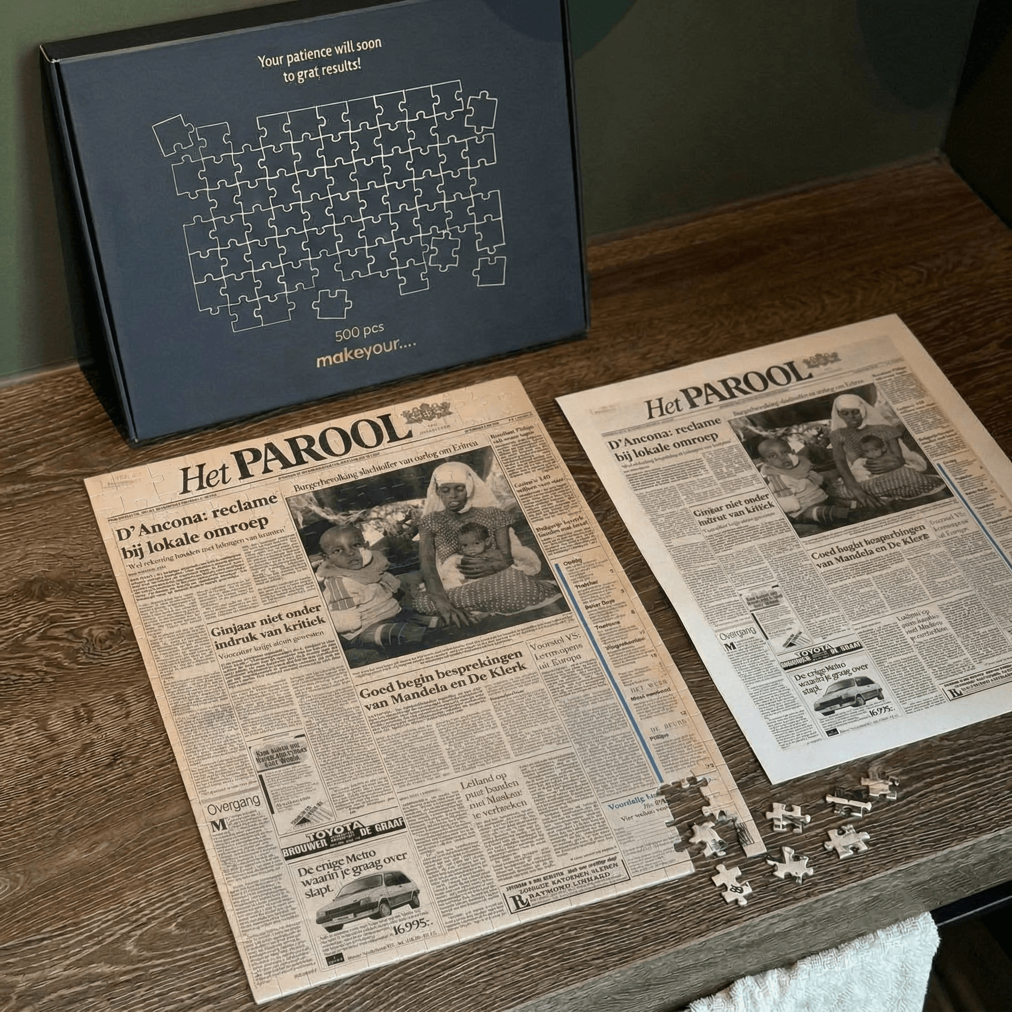 Parool Geboortekrant Puzzel1