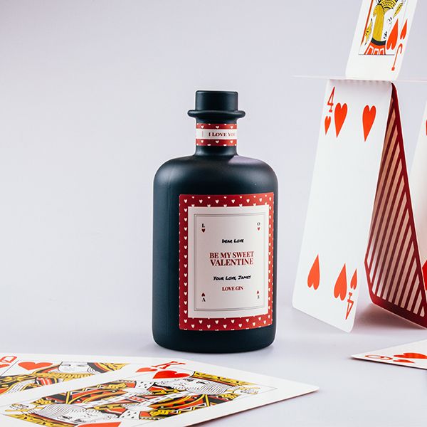 Valentijn Gin met opdruk