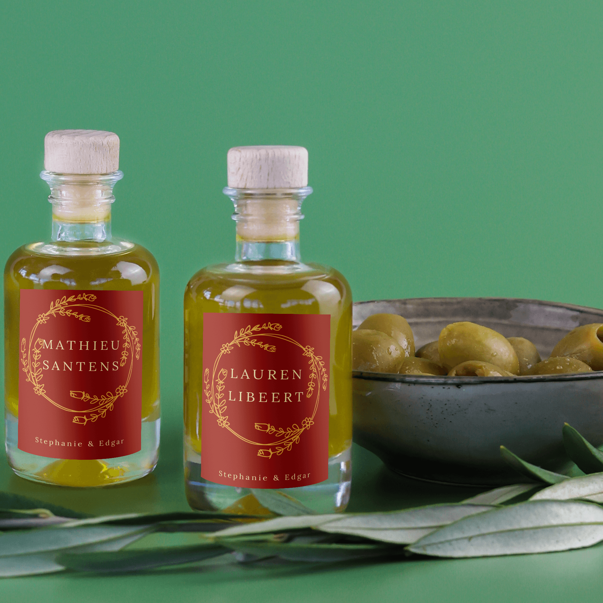 Zitplaatskaartje Olijfolie