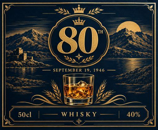 AI-label 80 jaar voor opa