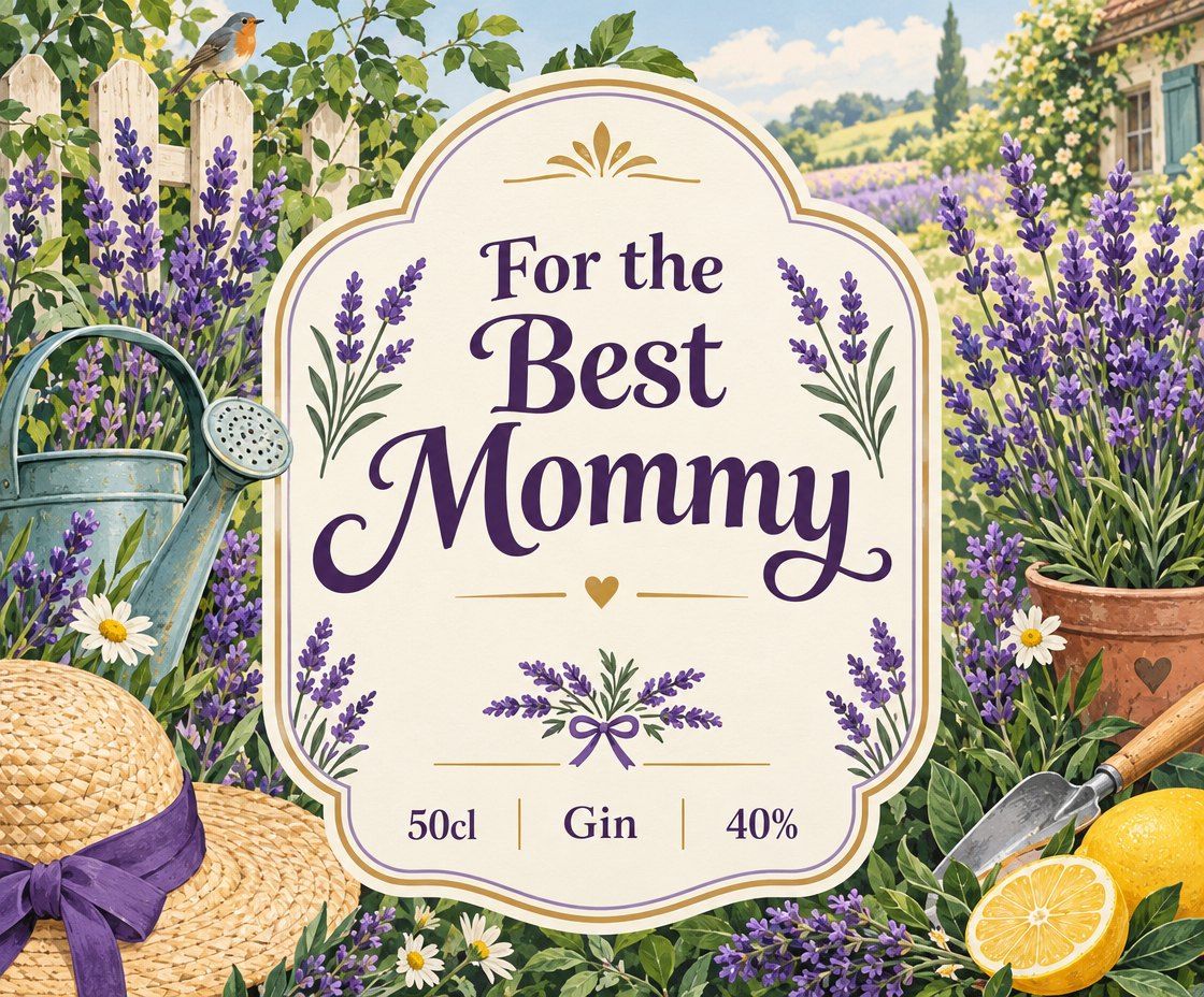 AI-label cadeau-voor-mama