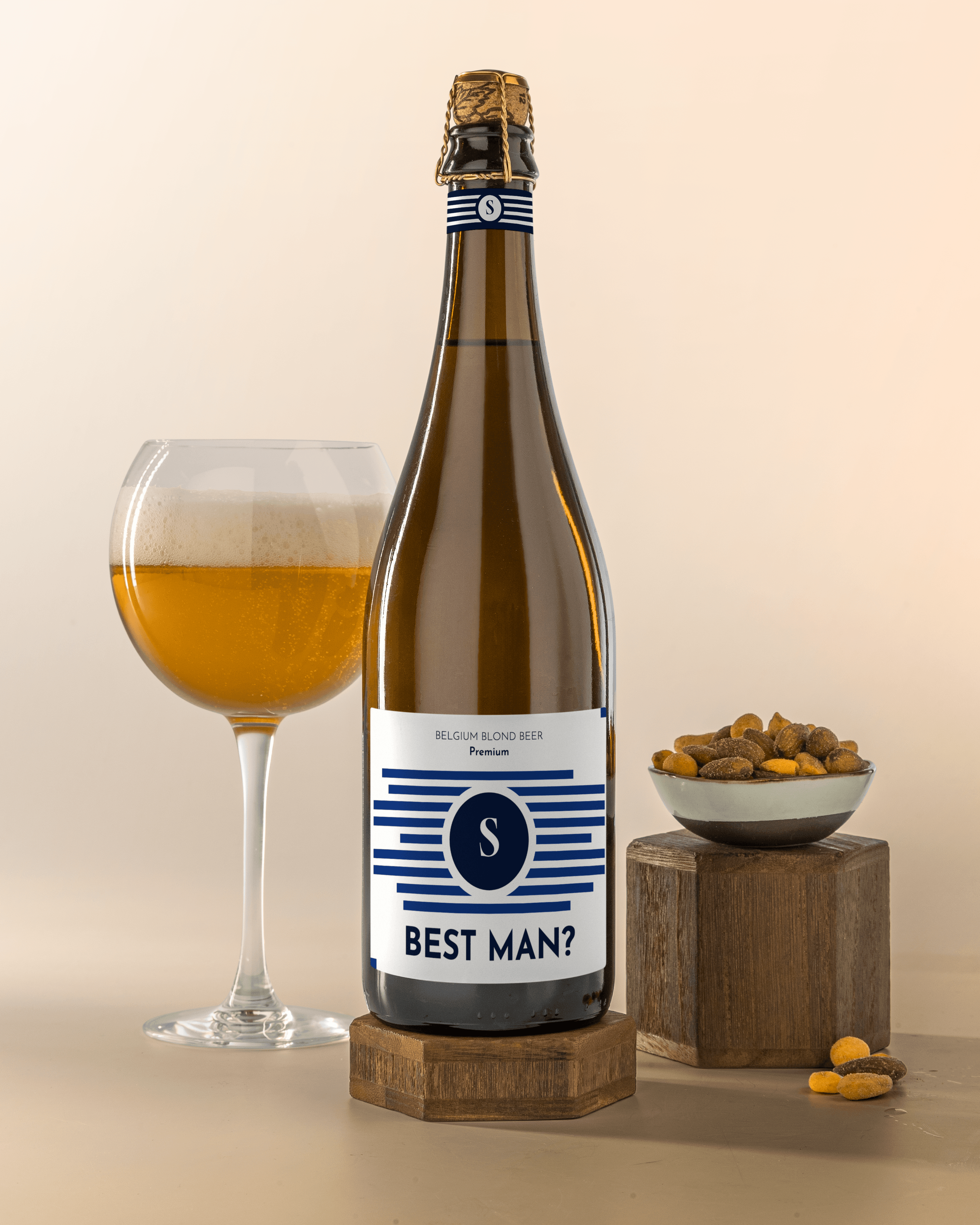 gepersonaliseerd bier als cadeau om je getuige te vragen