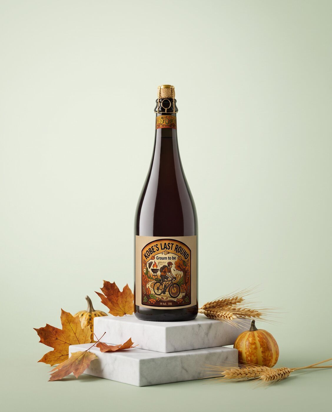 Personalised beer bottle as a bachelor party gift