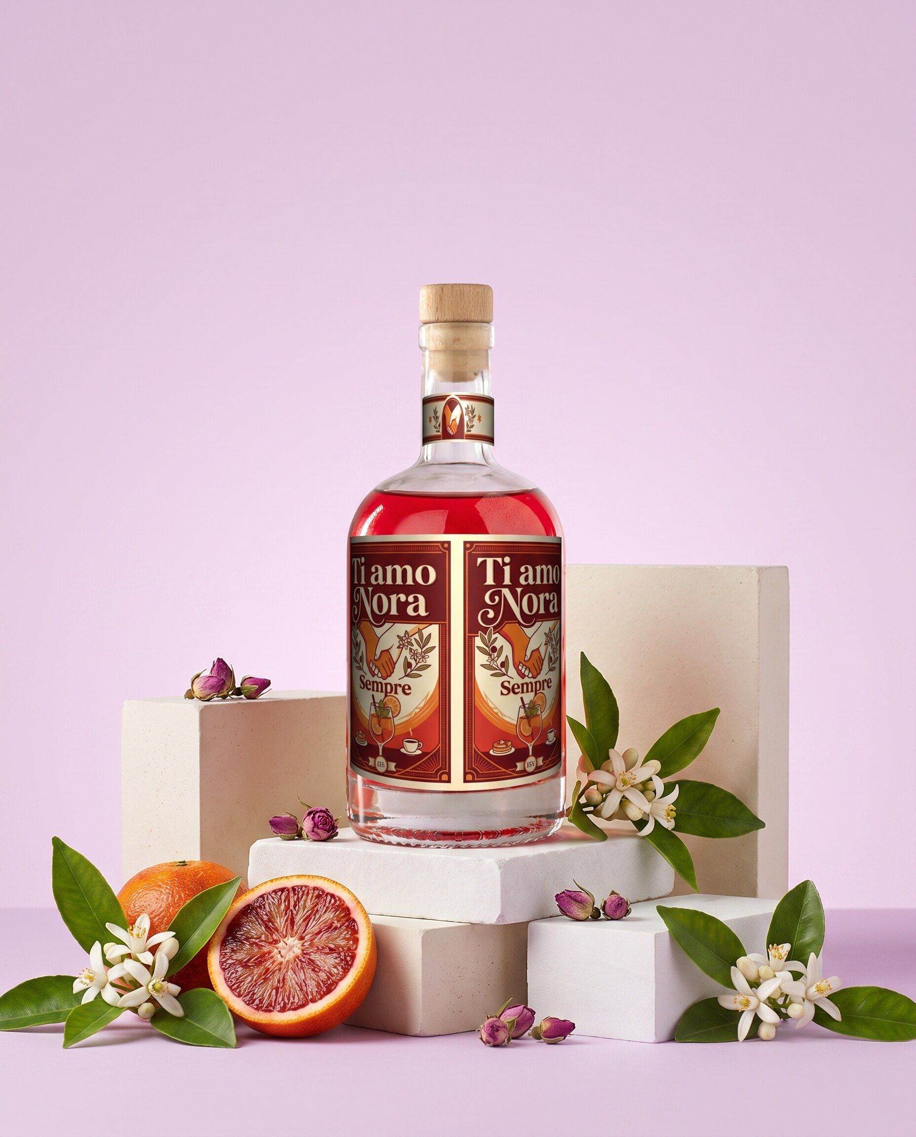 Gepersonaliseerde spritz als valentijnscadeau