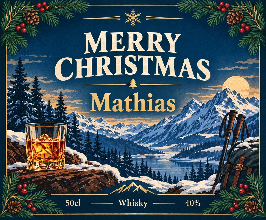 AI-label kerstcadeau
