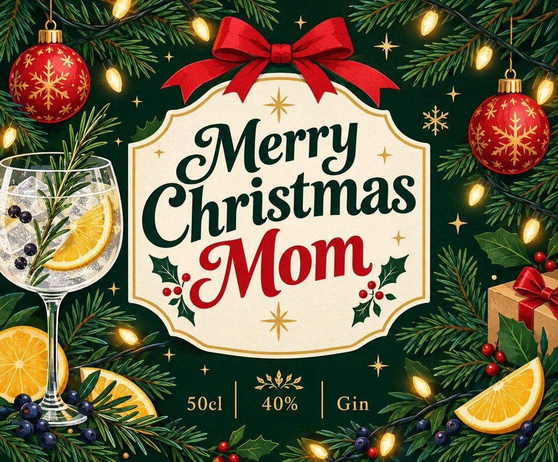 AI-label kerstcadeau-mama