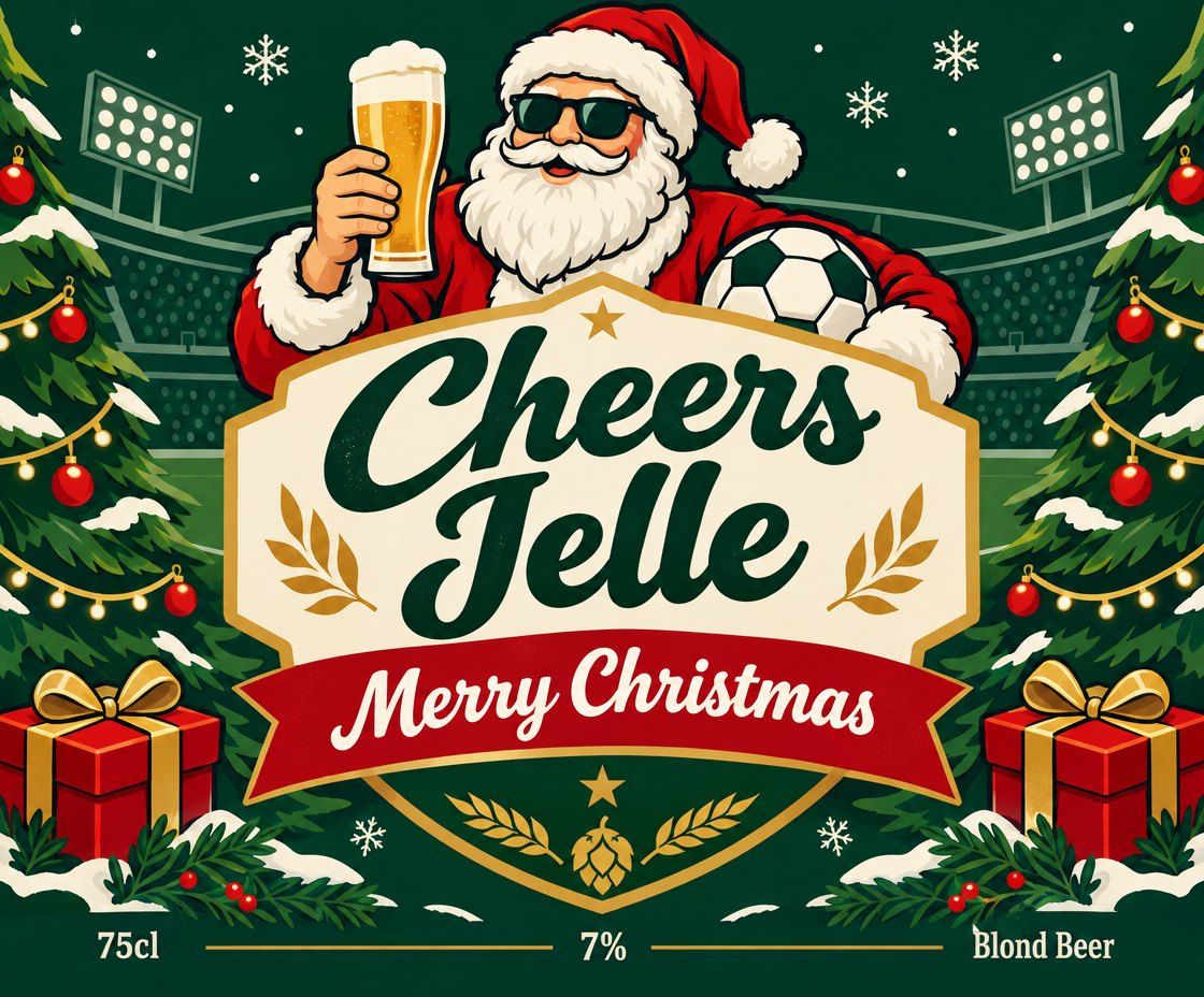 AI-label kerstcadeau-man