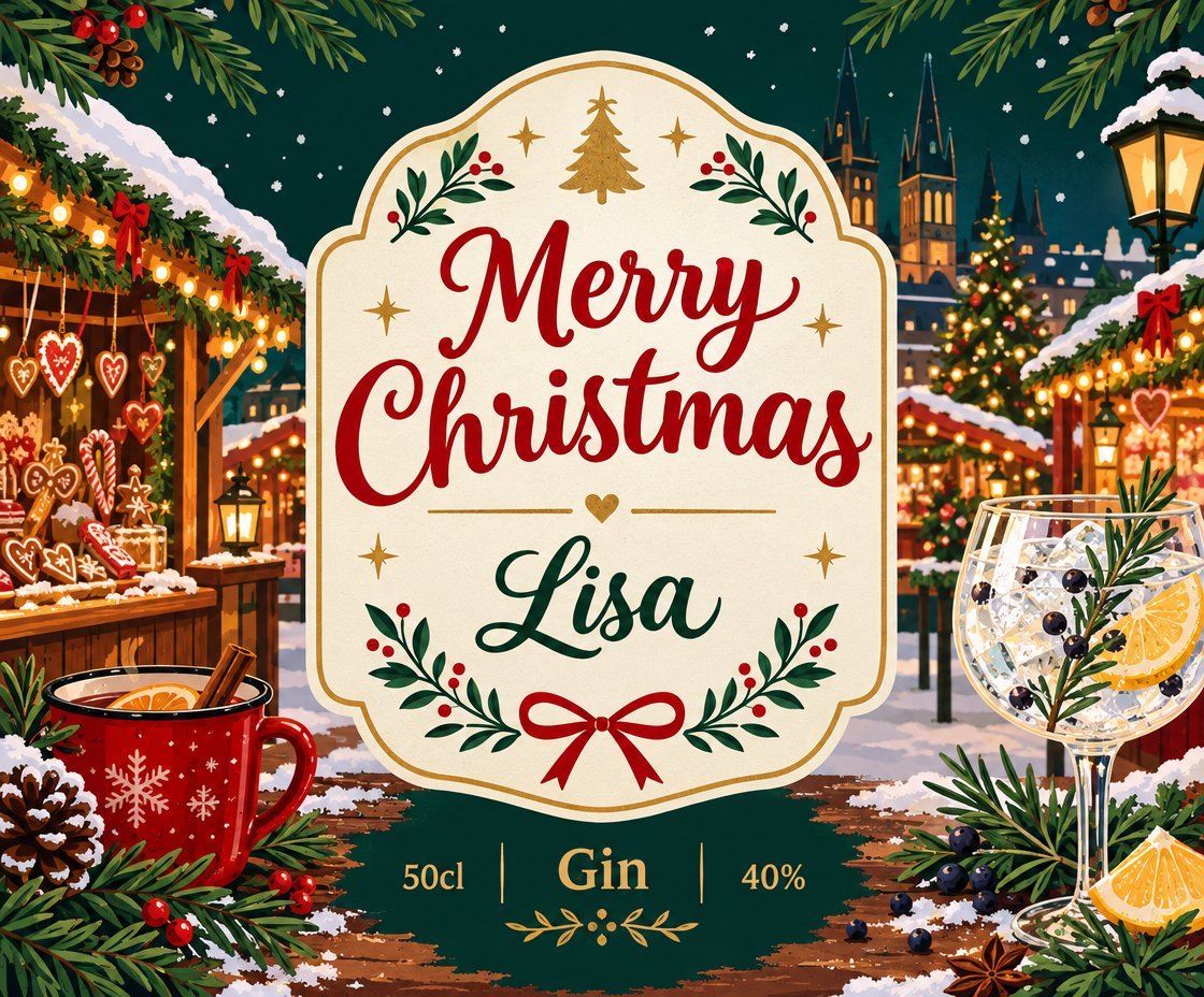 AI-label kerstcadeau-vriendin