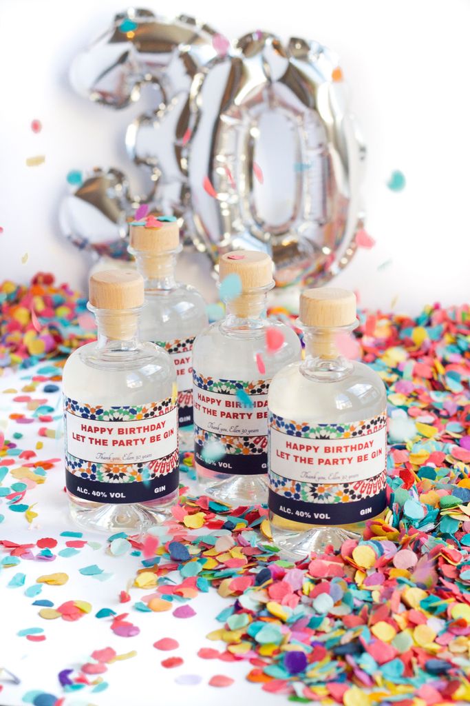 Mini Bouteille de Gin Personnalisée