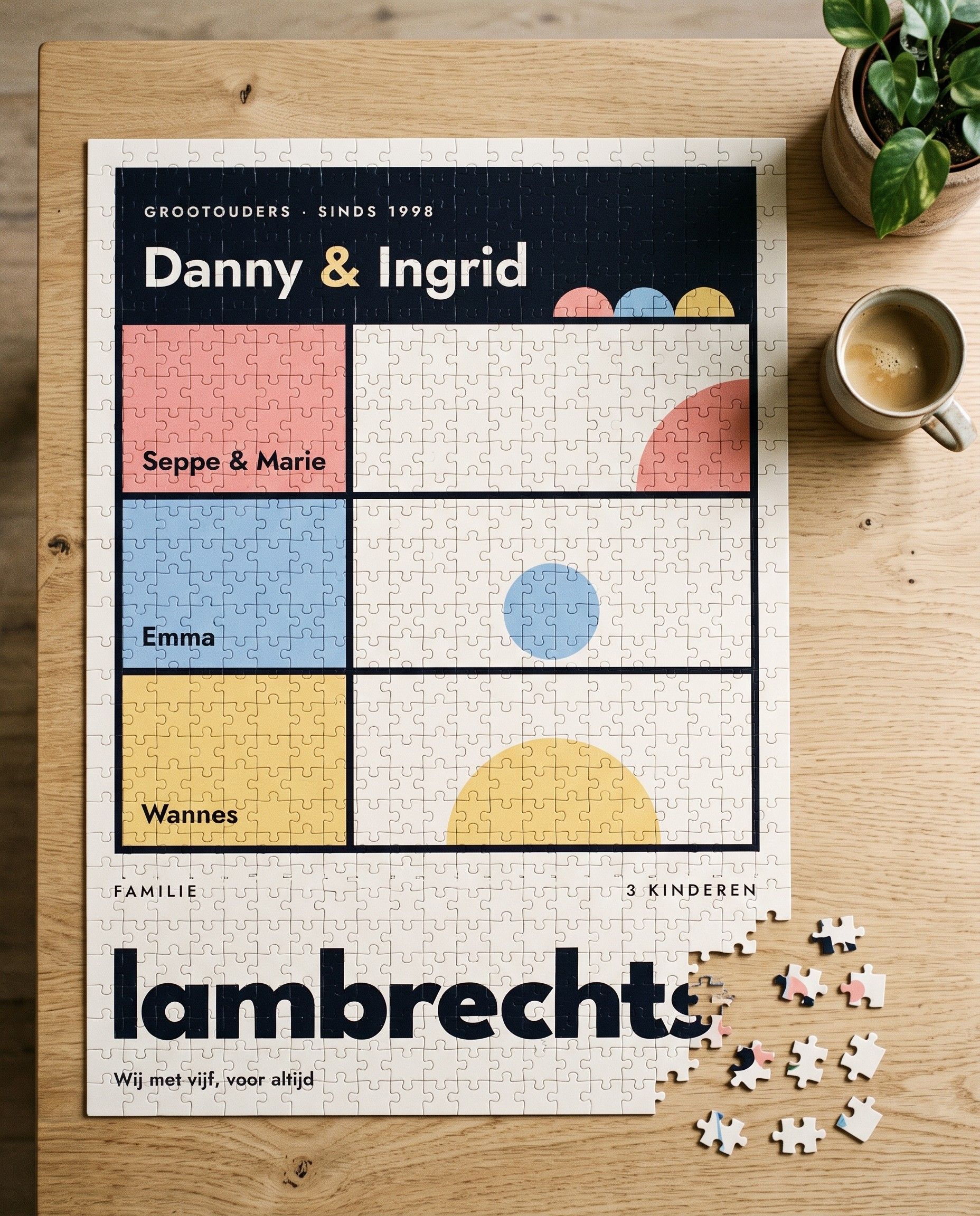 Gepersonaliseerde Stamboom Puzzel