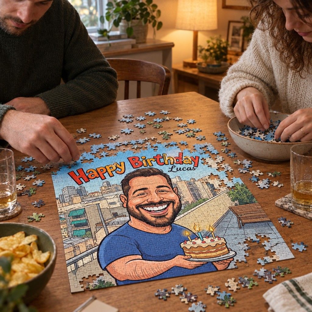 Karikatuur Puzzel