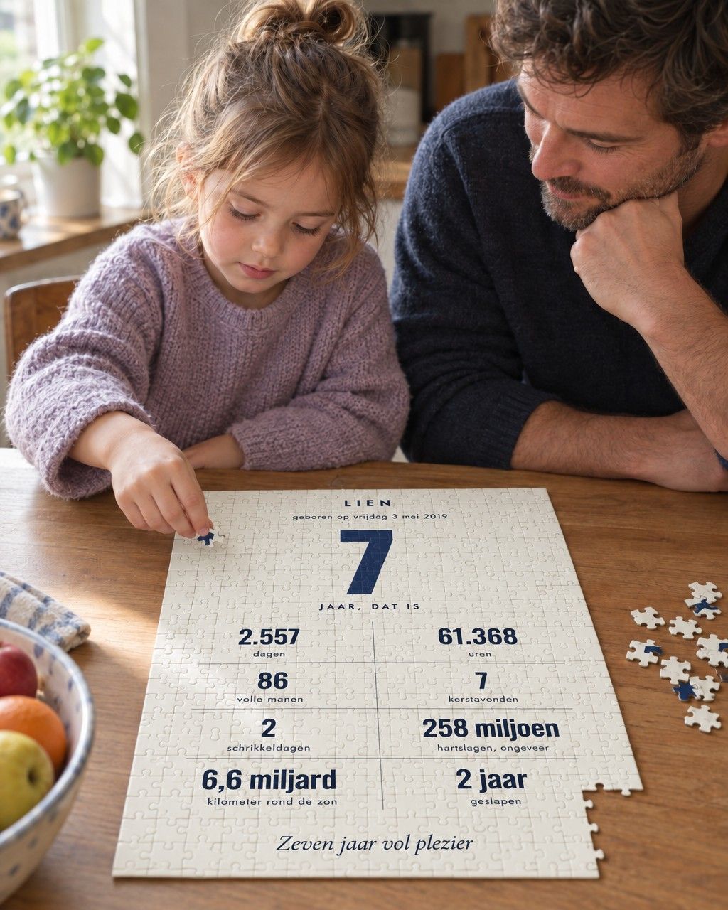 Leeftijd in Getallen Puzzel
