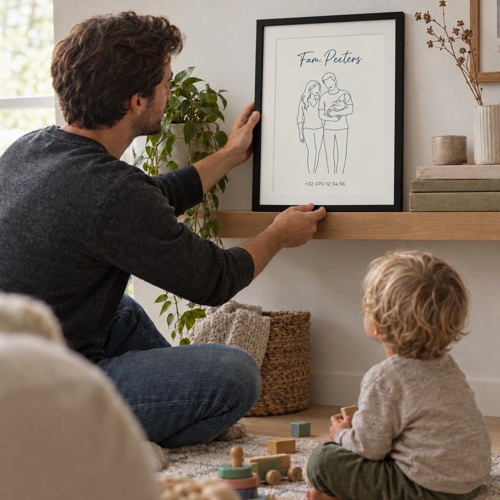 Lijntekening Fotokader
