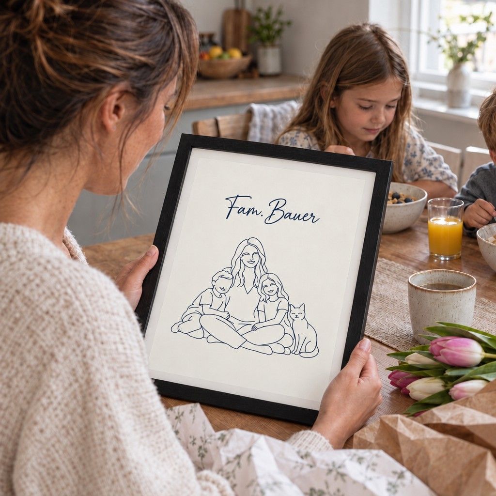 Lijntekening Fotokader