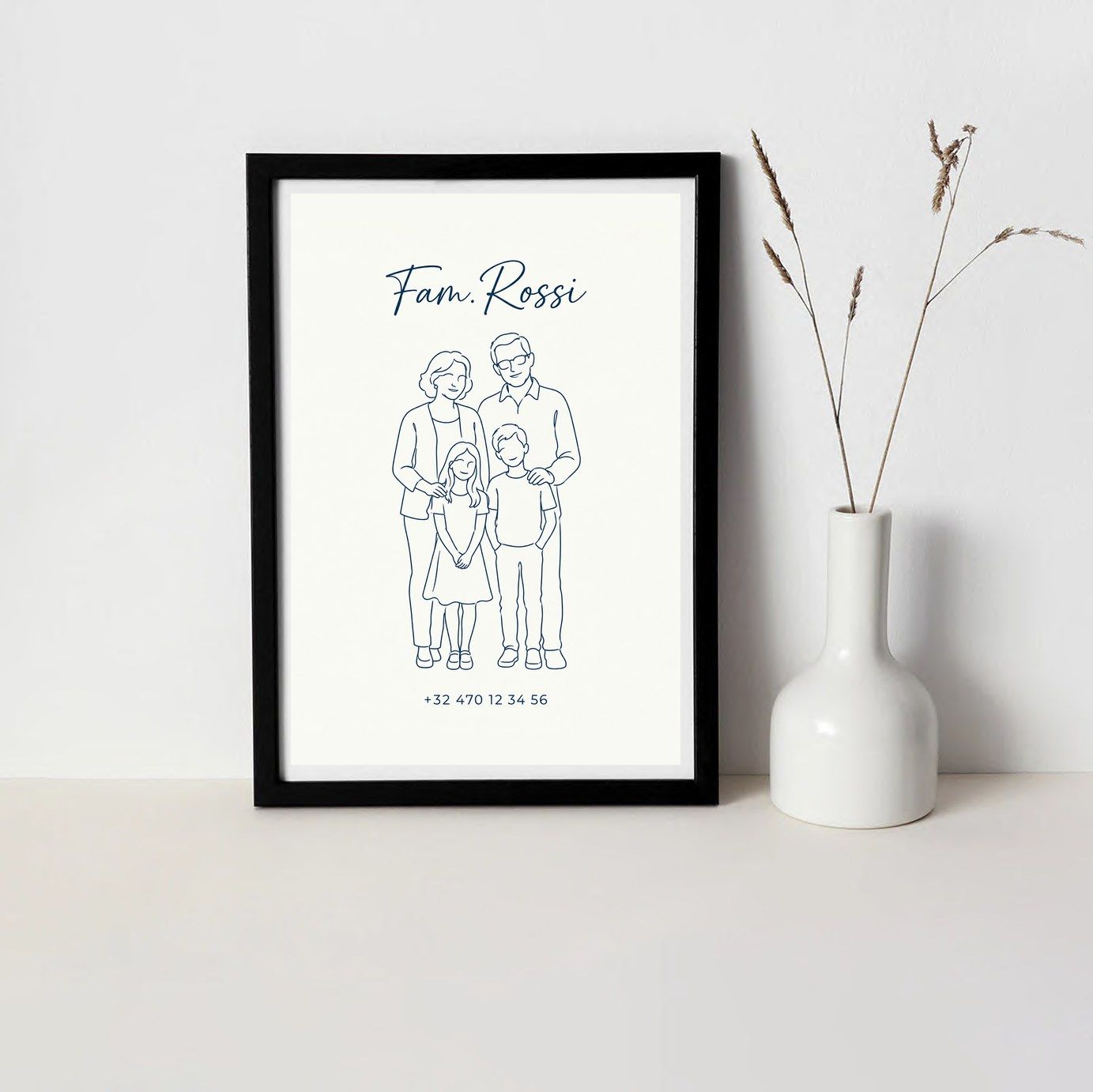 Lijntekening Fotokader