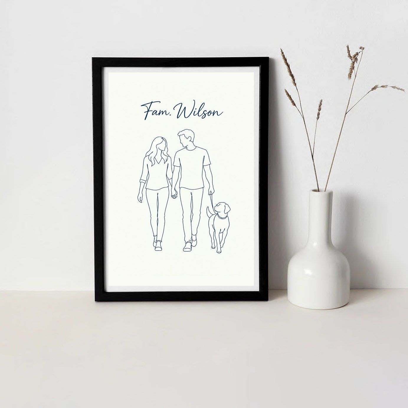Lijntekening Fotokader