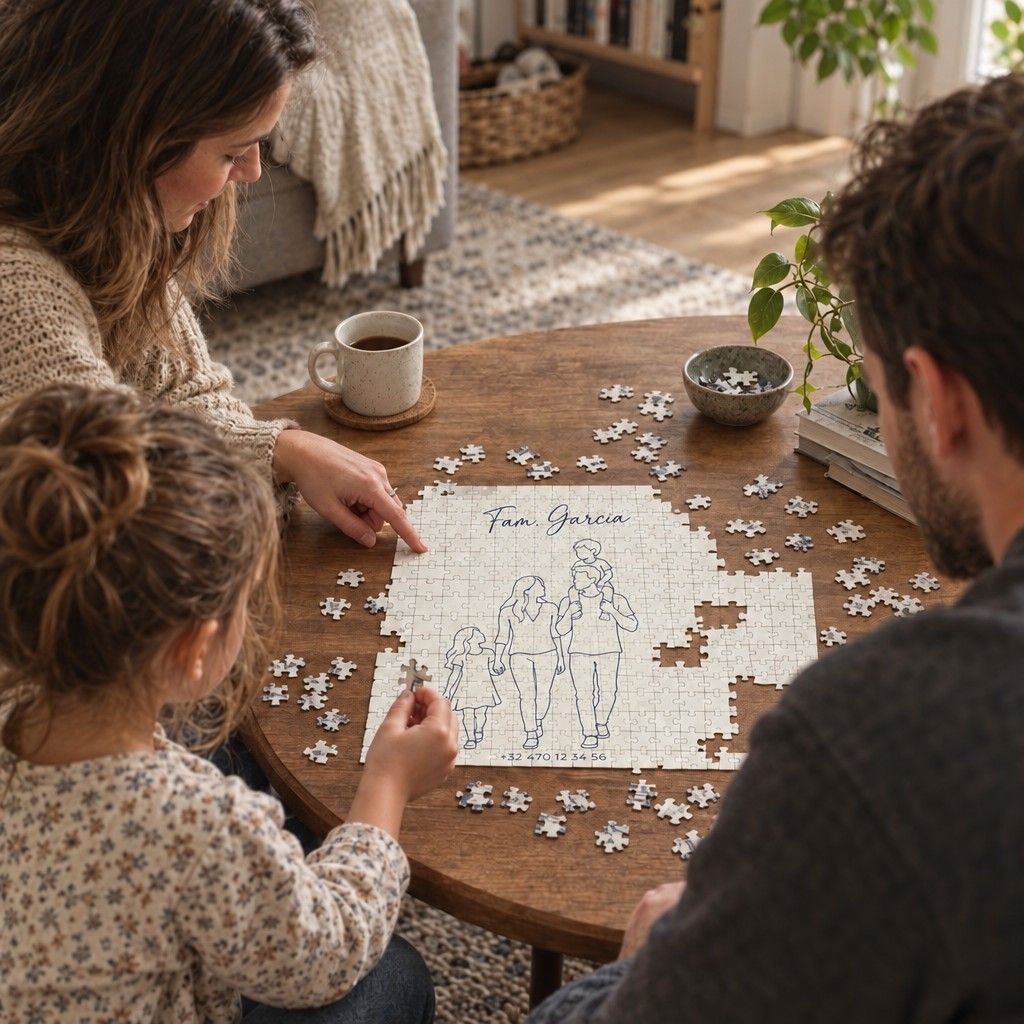 Lijntekening Puzzel