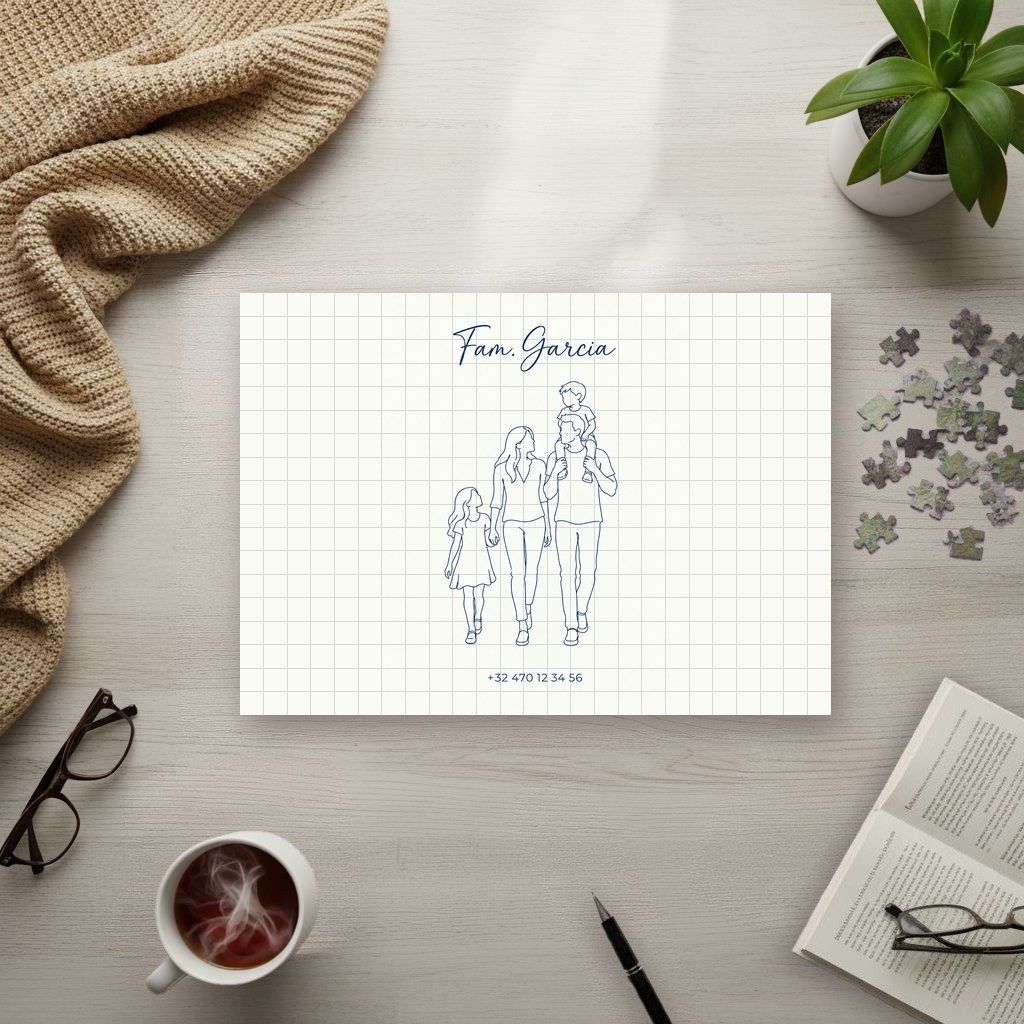 Lijntekening Puzzel