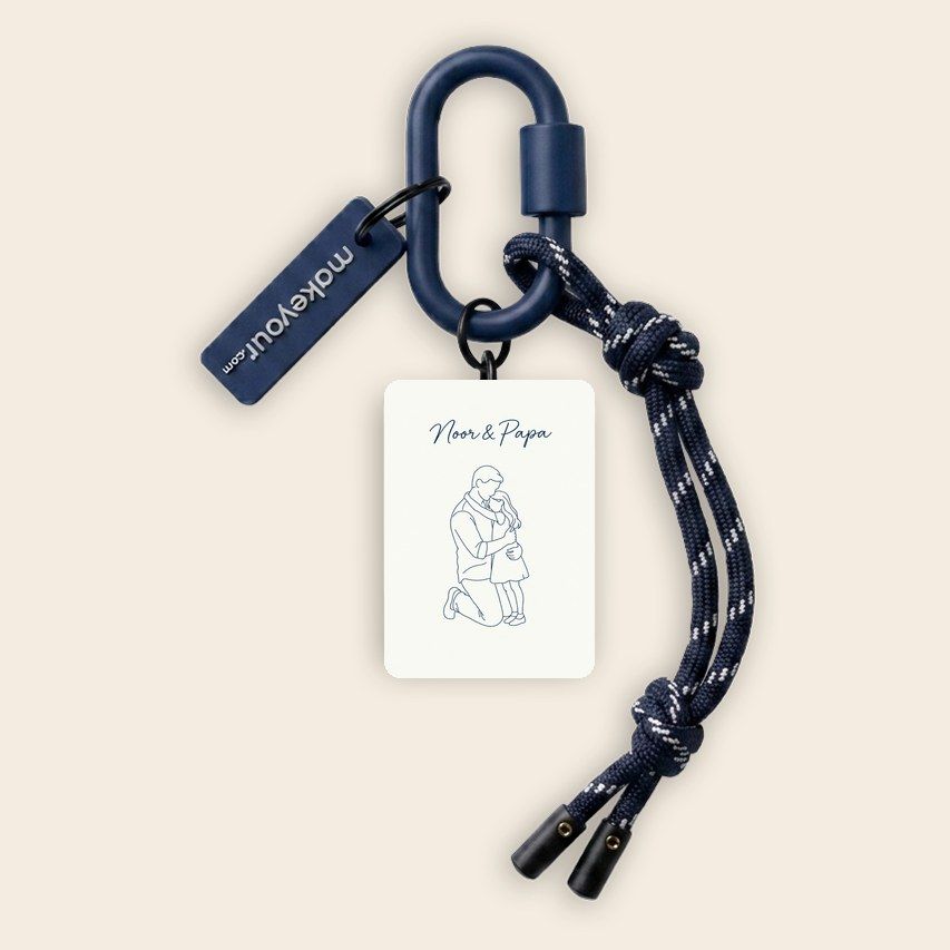 Lijntekening Sleutelhanger